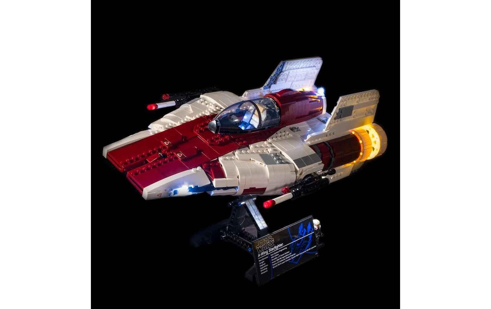 Konstruktionsspielsteine »LEGO A-Wing Starfighter #75275 Light Kit«, (29 St.)