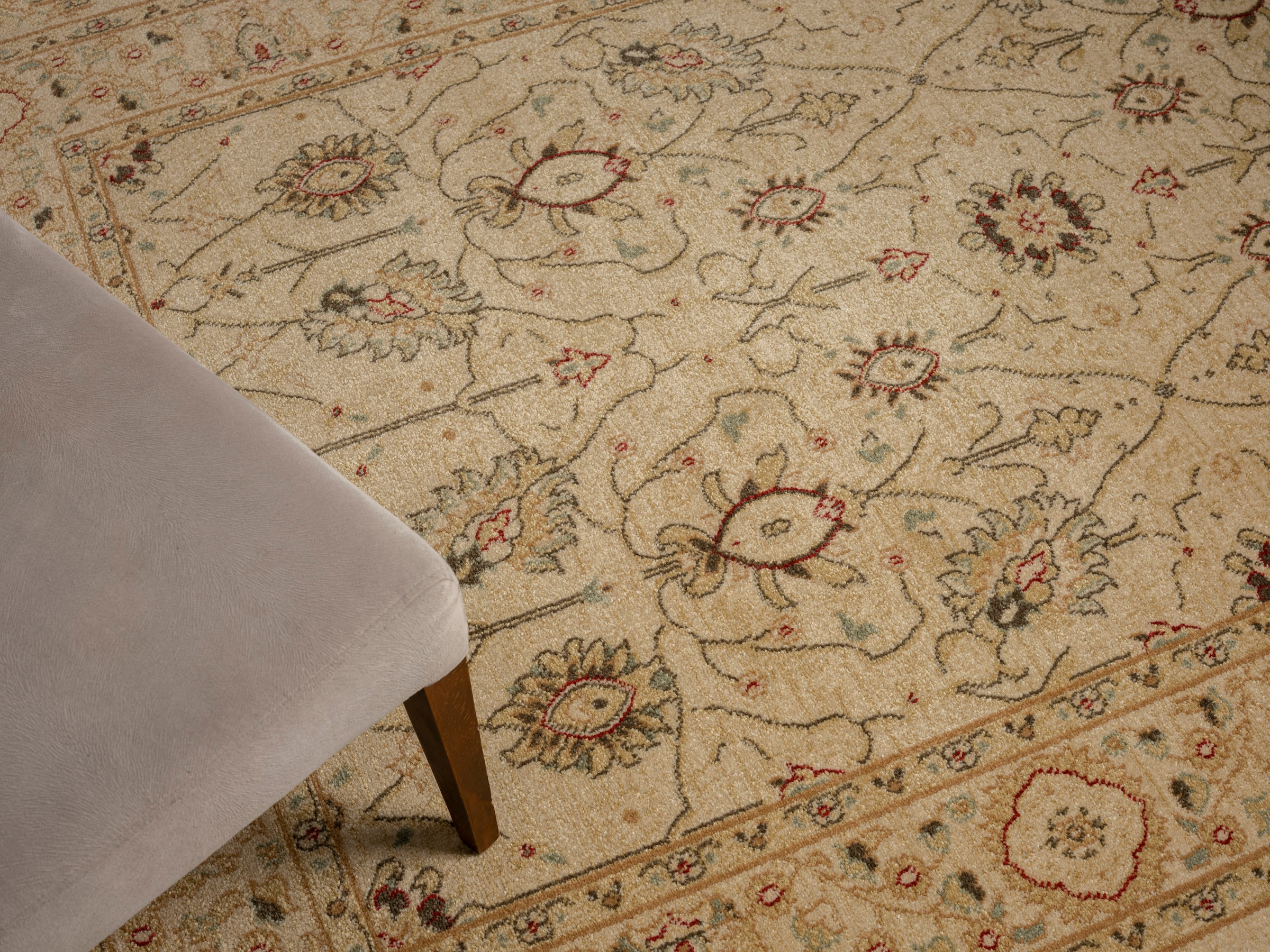 Myflair Möbel & Accessoires Teppich »Maryam 2« rechteckig 7,5 mm Höhe Kurzflor, Orient Optik, edler Glanz, mit Fransen, besonders weich