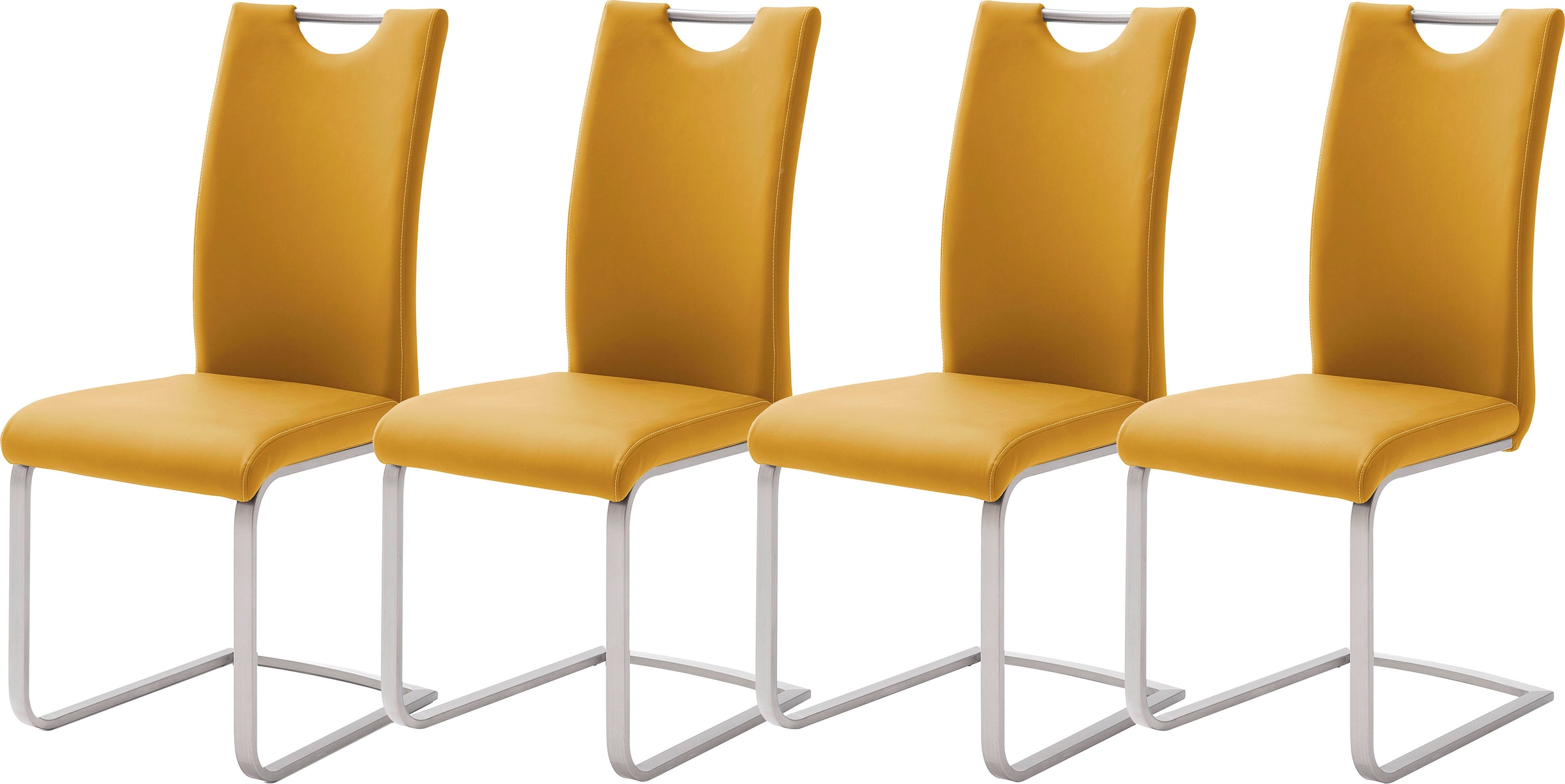 MCA Freischwinger Stuhl belastbar 4 bis 120 kg (Set), »Paulo«, St., Kunstleder, furniture kaufen