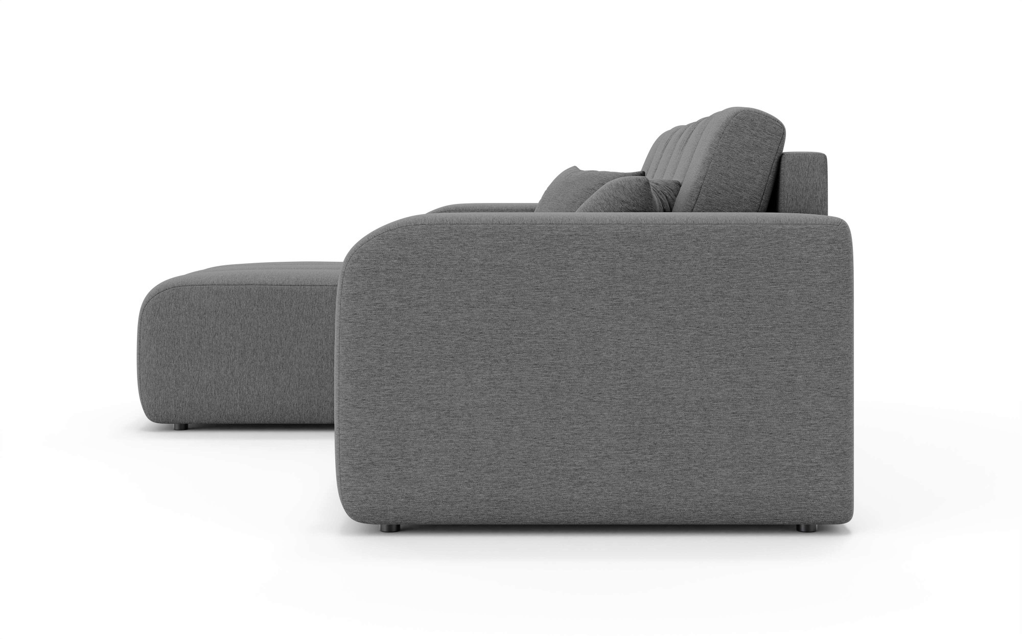 INOSIGN Ecksofa »CASSY L-Form, Schlafsofa mit Bettkasten, Masse B/T/H: 245/165/88 cm«, mit 2 Rückenkissen, Recamiere rechts oder links bestellbar