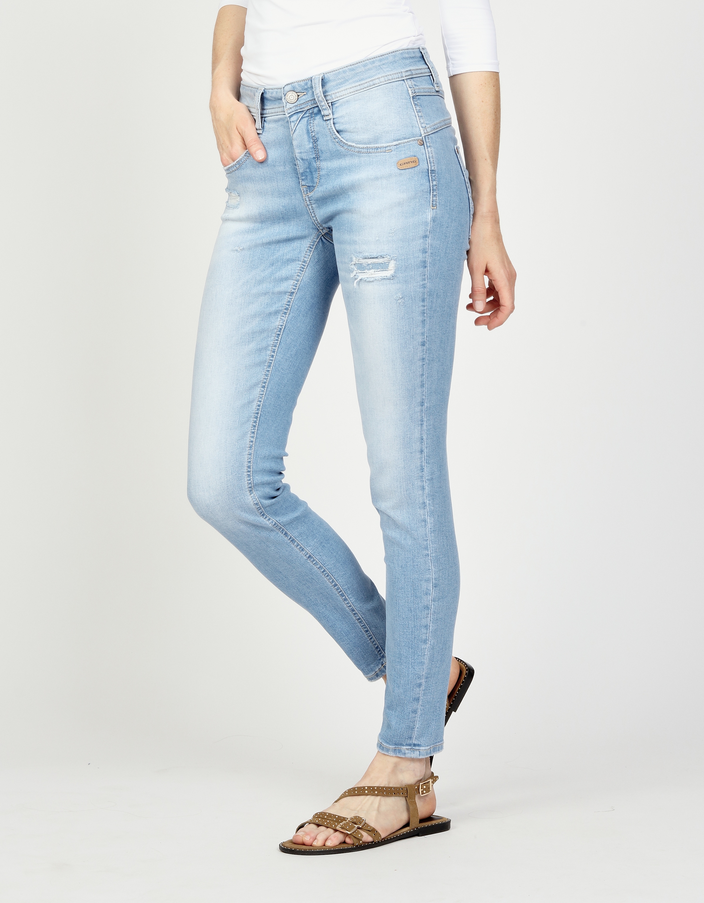 GANG Relax-fit-Jeans »94AMELIE«, mit doppelter rechter Gesässtasche