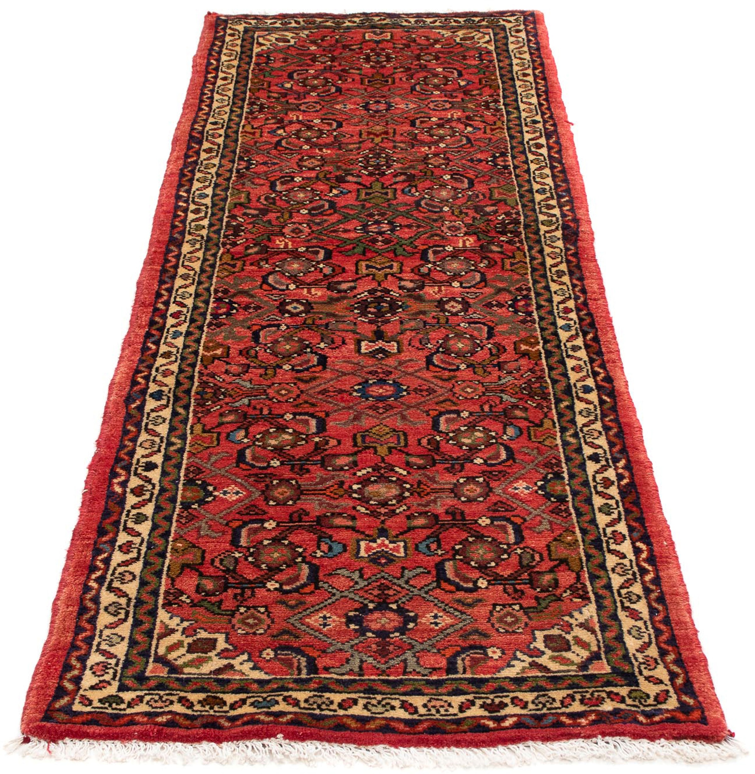 Image of morgenland Orientteppich »Perser - Nomadic - 202 x 72 cm - dunkelrot«, rechteckig, 10 mm Höhe, Wohnzimmer, Handgeknüpft, Einzelstück mit Zertifikat bei Ackermann Versand Schweiz