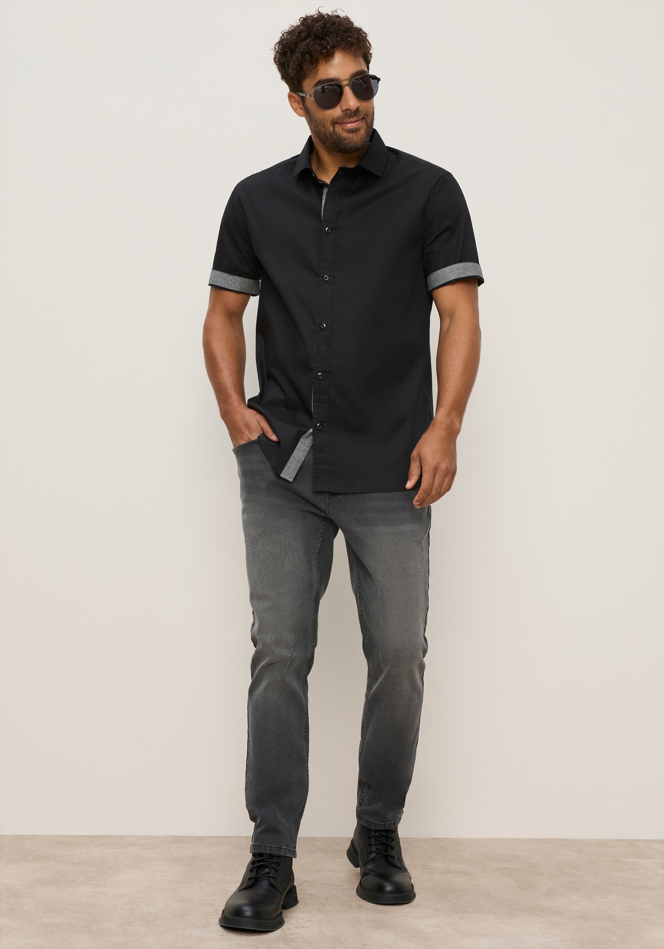 Bruno Banani Chemise à manches courtes »mit kurzen Ärmel«