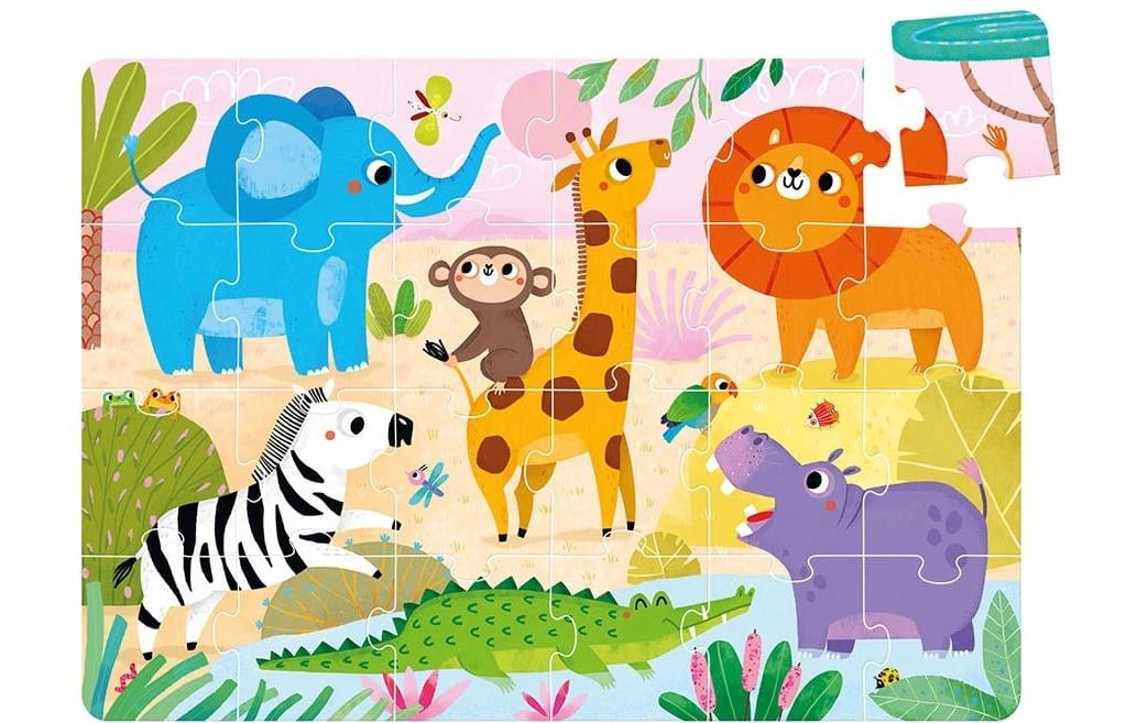   Puzzle »Banana Panda Wild Jumbo Safari Pappe« Multilingue