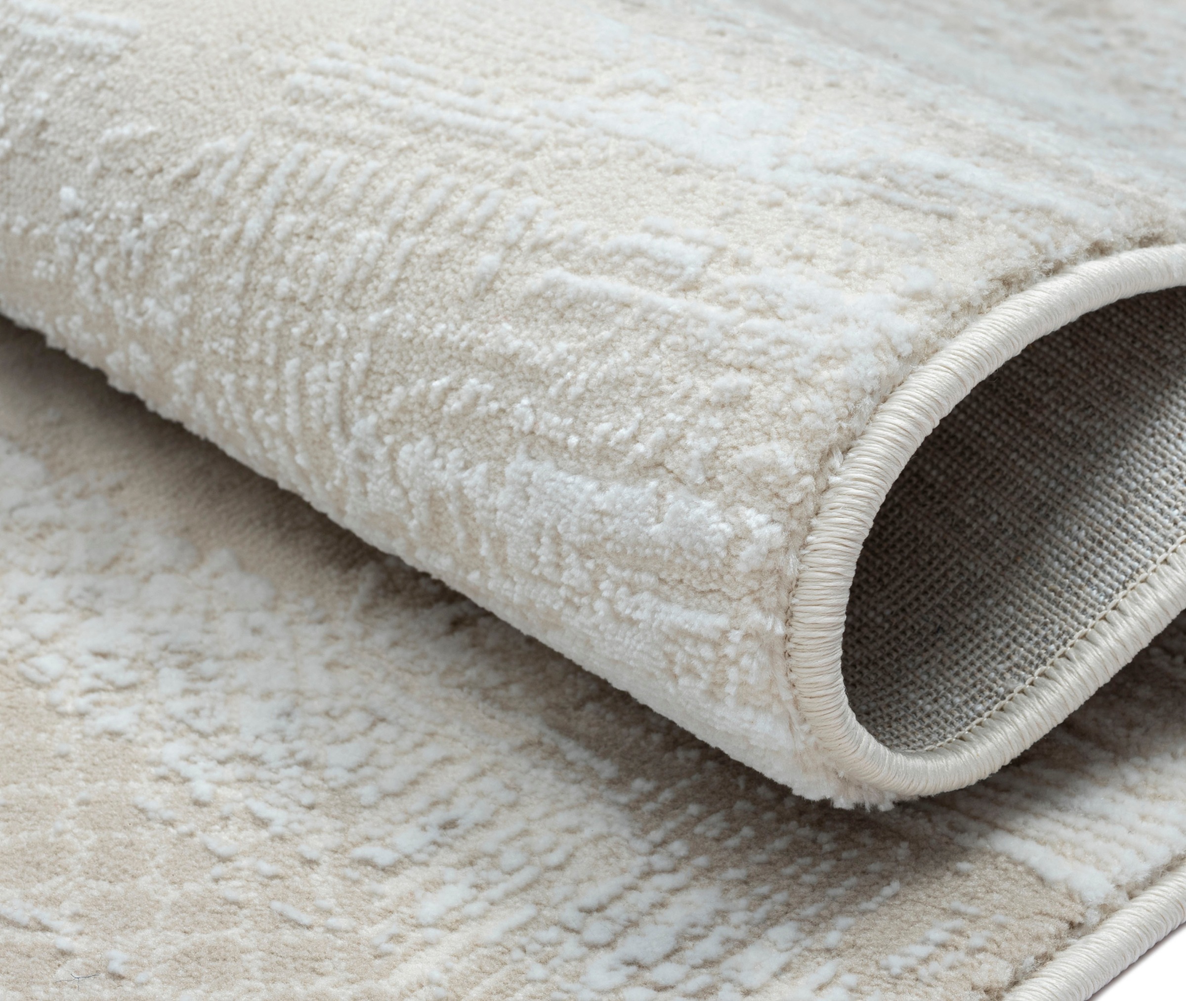 Myflair Möbel & Accessoires Teppich »My Life, LAGERRÄUMUNG!« rechteckig 10 mm Höhe Kurzflor, Retro-Style, besonders weich durch Microfaser, mit Fransen