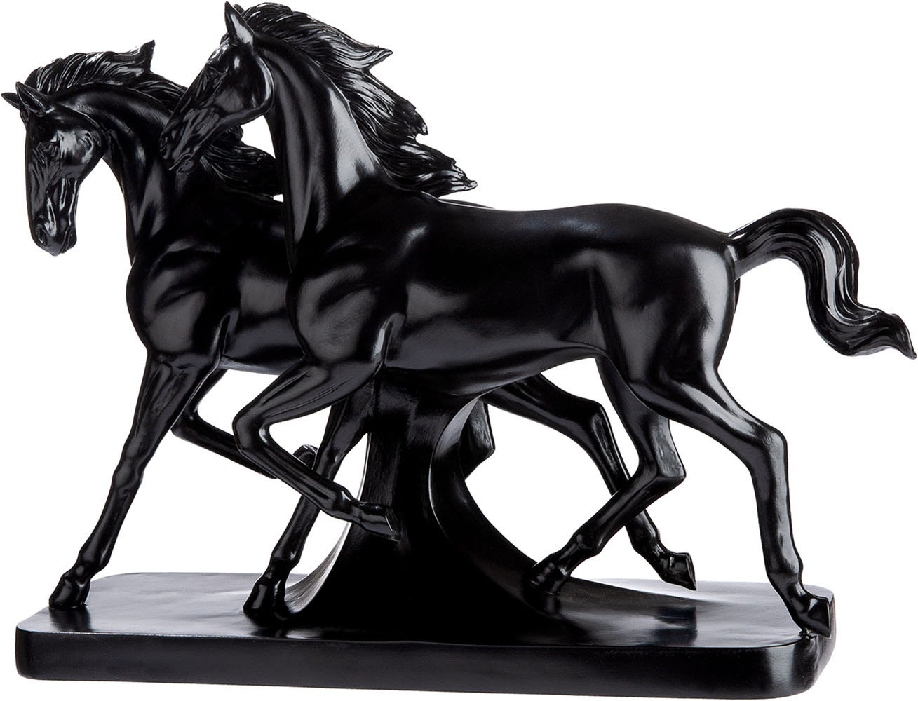 Image of GILDE Skulptur "Figur Pferd Luna & Casanova"