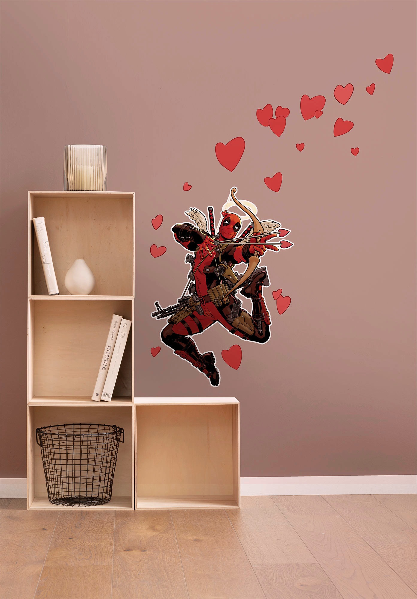 Komar Wandtattoo »Deadpool Lovepool - Grösse 50 x 70 cm«, (17 St.), selbstklebend, Wandsticker, Kinderzimmer