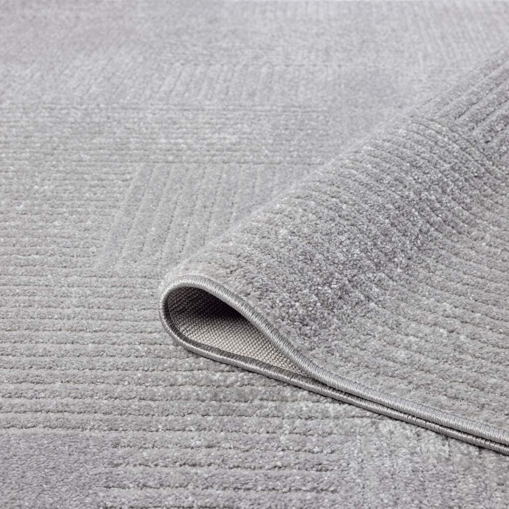 Carpet City Teppich »FLAIR177« rund 11 mm Höhe Kurzflor-Teppich, Skandi-Stil, Wohnzimmer