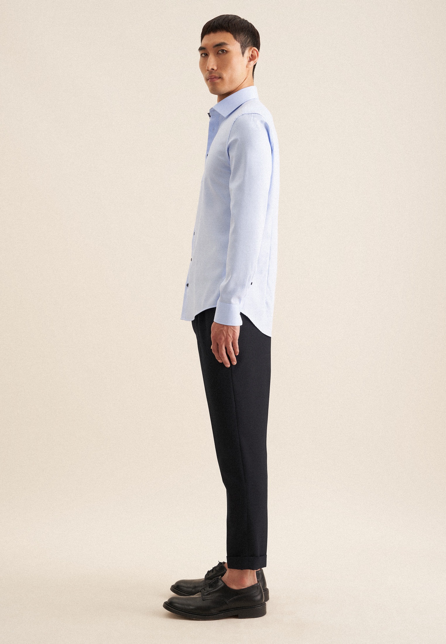 seidensticker Chemise d'affaires »Shaped« Shaped 1/1 Kentkragen Uni