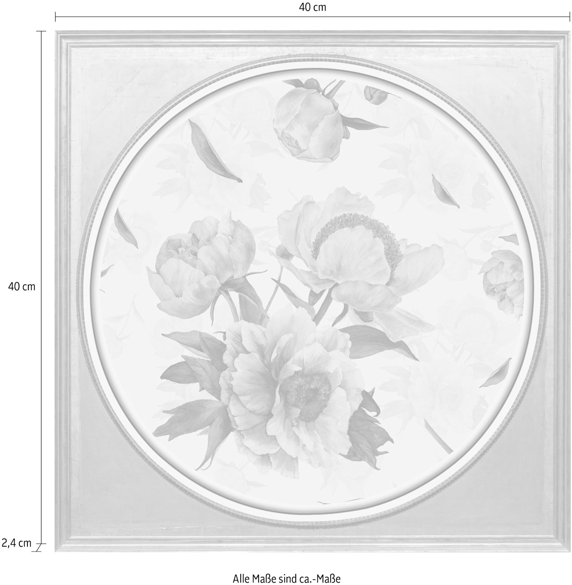 queence Acrylglasbild »Blumen«, Blumen-Blumenbilder-Kunst-Pflanzen-Pflanzenbilder-Gemälde, Fine Art-Print in Galeriequalität