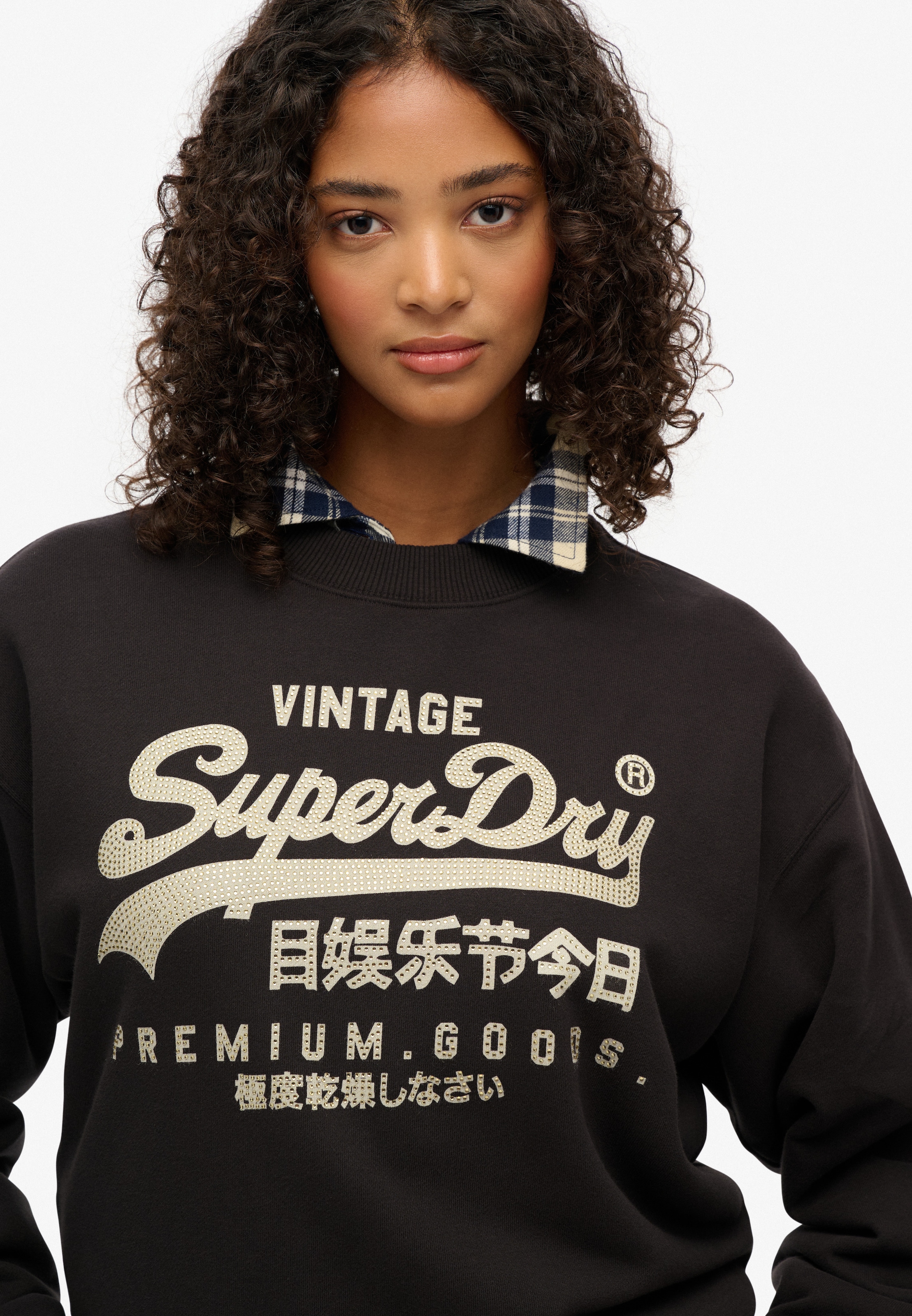 Superdry Sweatshirt »EMBELLISHED VL LOOSE CREW«