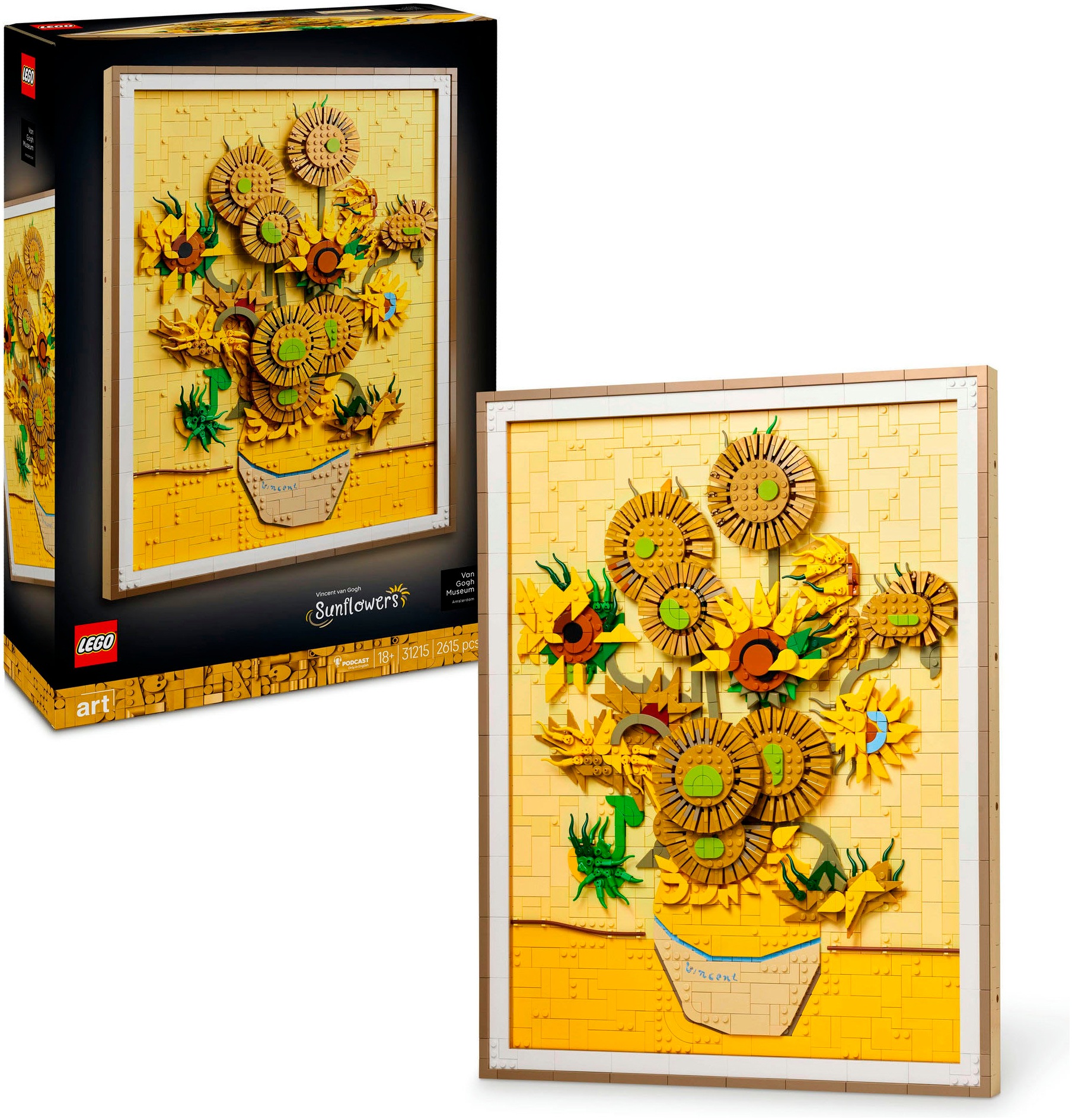 Image of LEGO Konstruktionsspielsteine "Vincent van Gogh – Sonnenblumen (31215), LEGO ART" Made in Europe