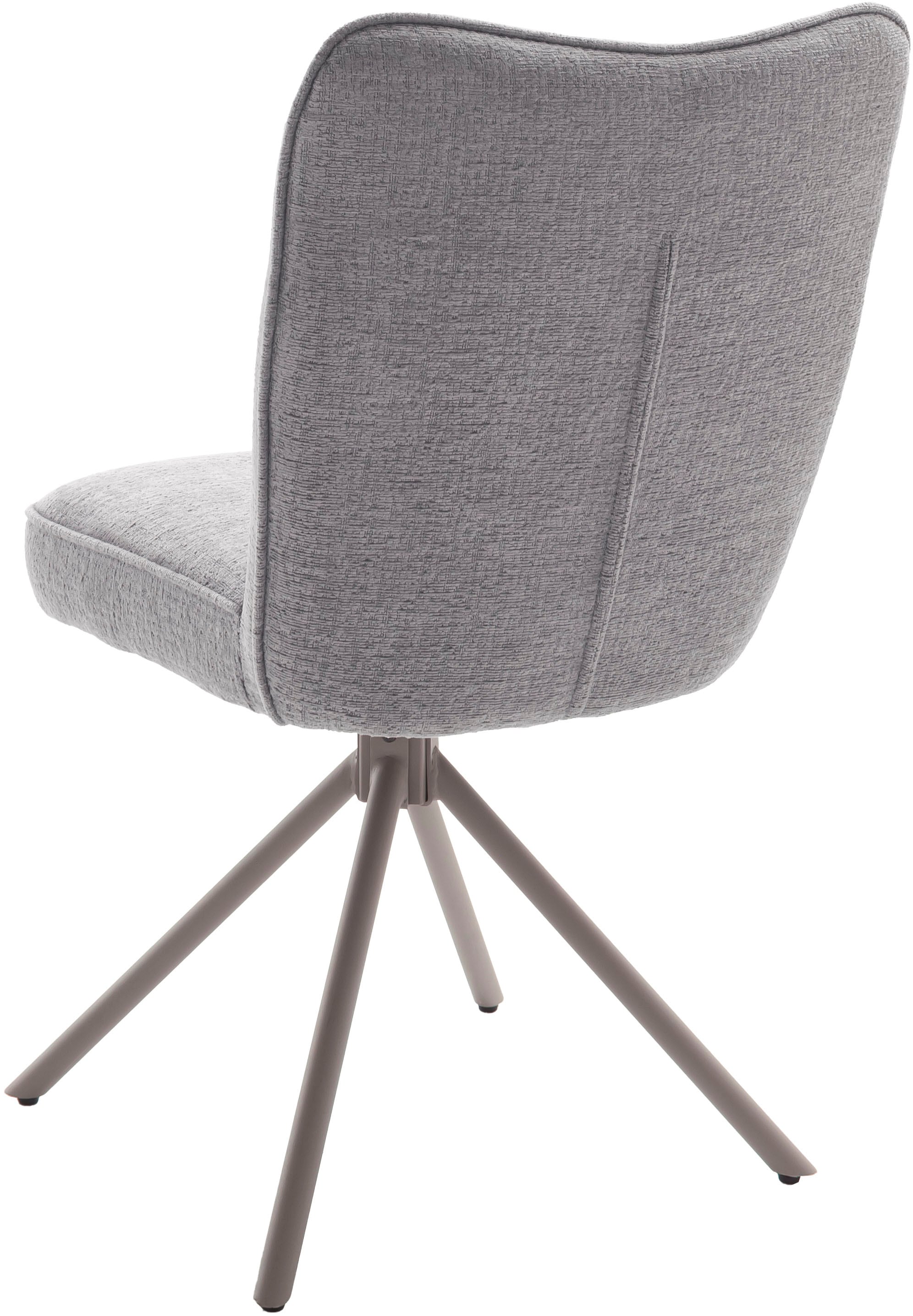 MCA furniture 4-Fussstuhl (Set) 2 Stk.180° drehbar, Taschenfederkern