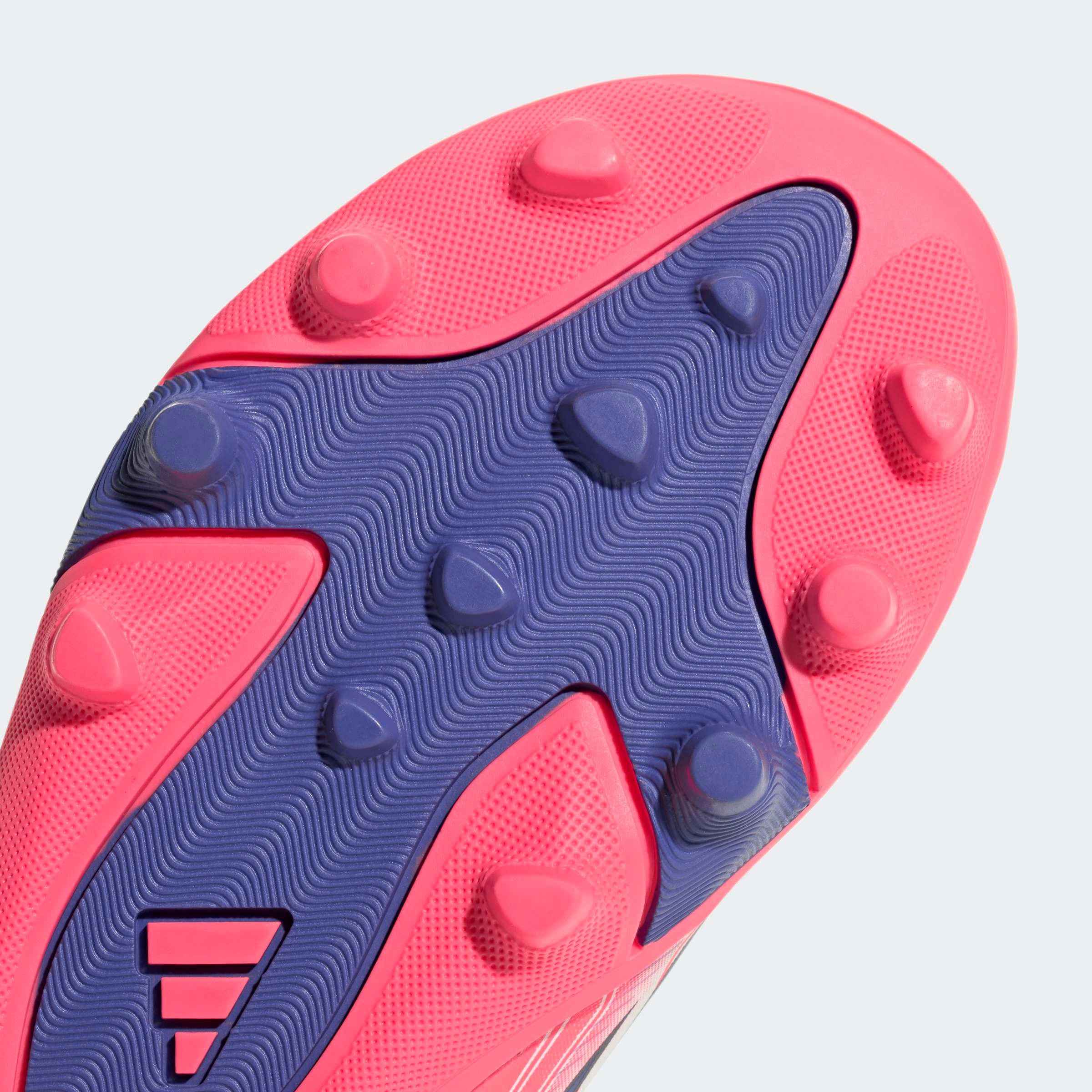 adidas Performance Chaussure de football »F50 HYPERFAST CLUB KIDS , NATURRASEN/GEMISCHTE BÖDEN, KLETTVERSCHLUSS«  adapté à de nombreux types de sols, pour adolescents et enfants