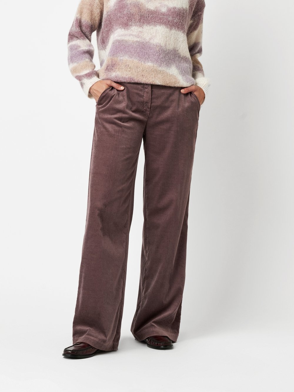 Image of TONI Palazzohose "Luisa Palazzo" Relaxed Fit, aus seidigem Cord