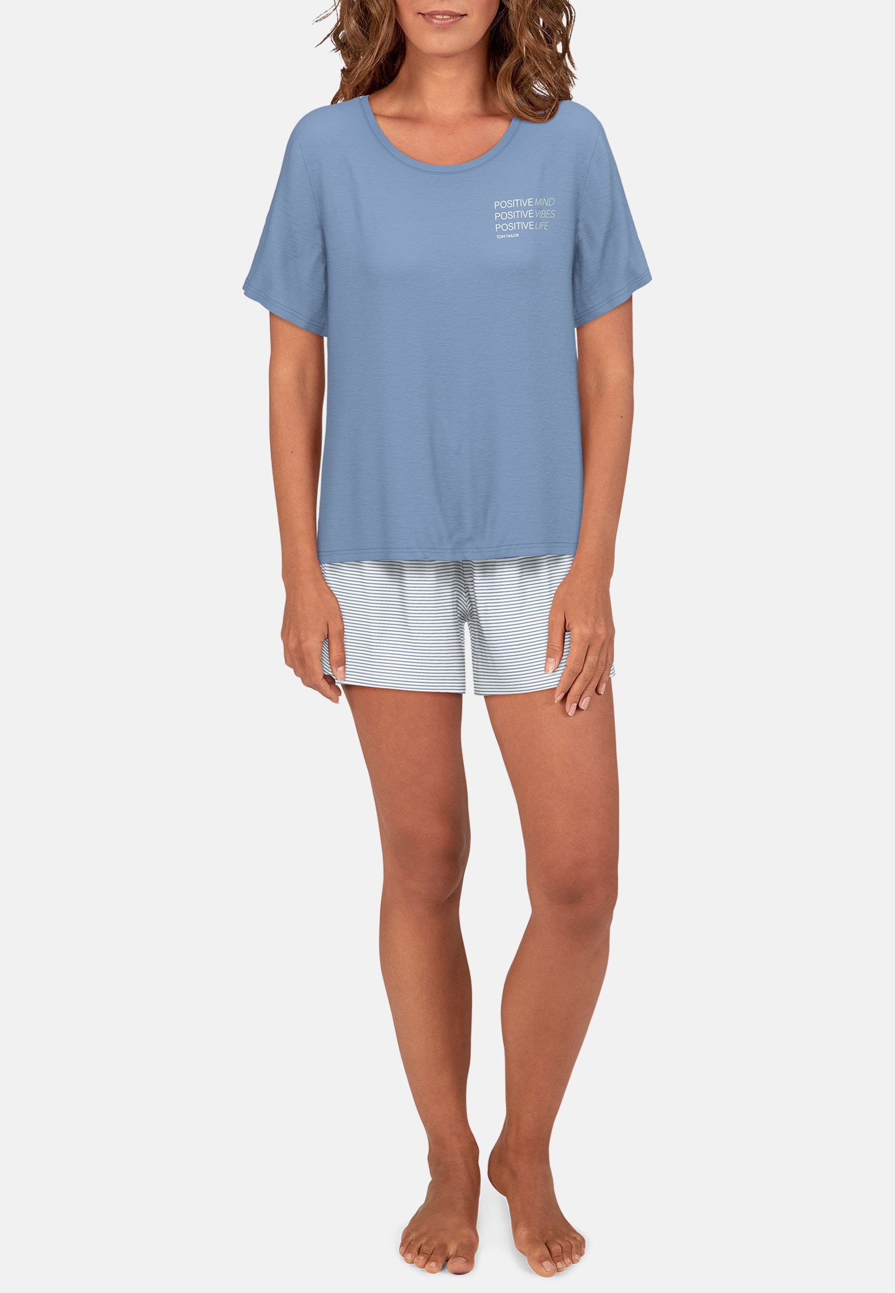TOM TAILOR Shorty »Westport«, (2 tlg.), Sommerliche Farbgebung