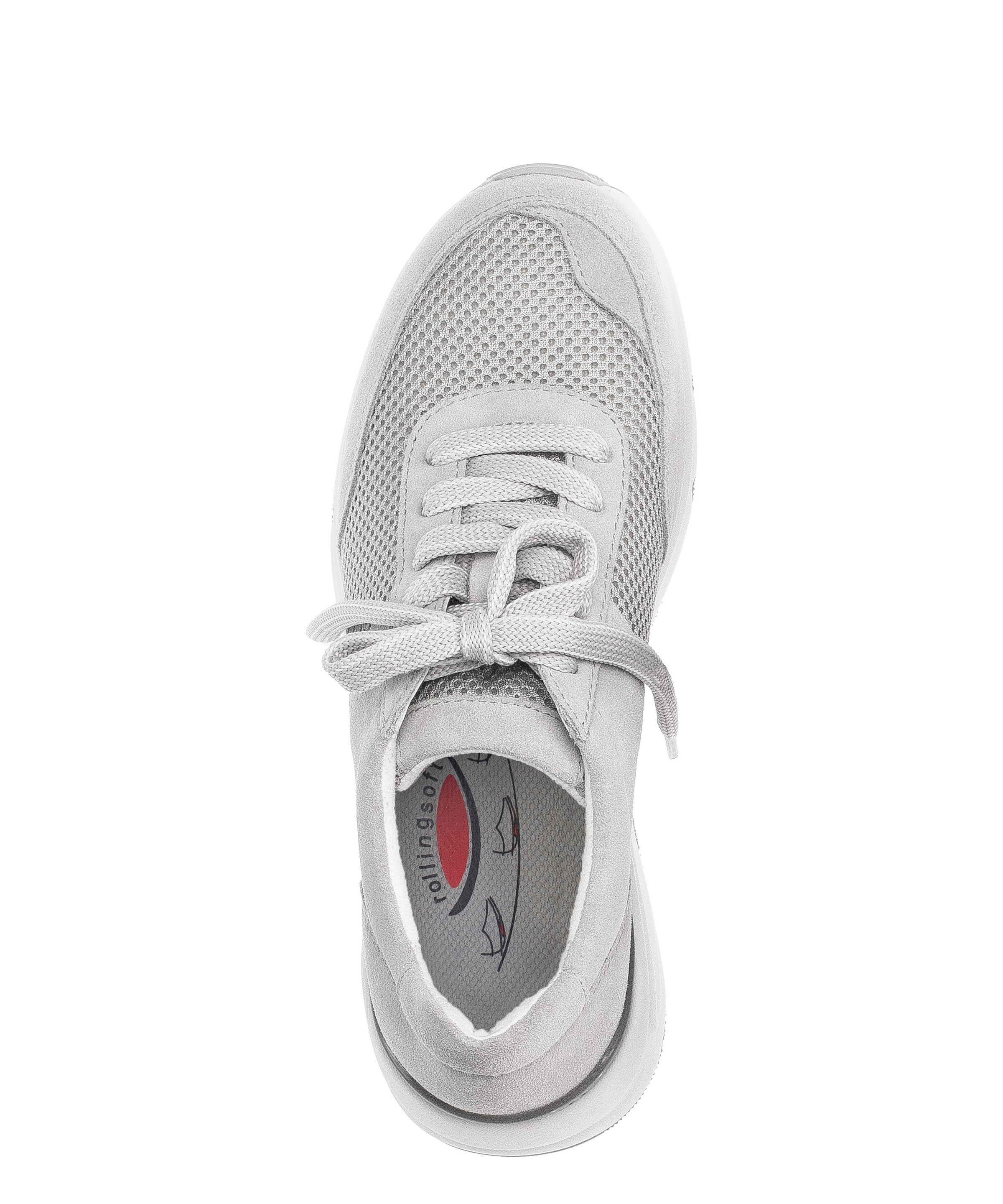 rollingsoft Baskets compensées  in sportivem Design, Freizeitschuh, Halbschuh, Schnürschuh