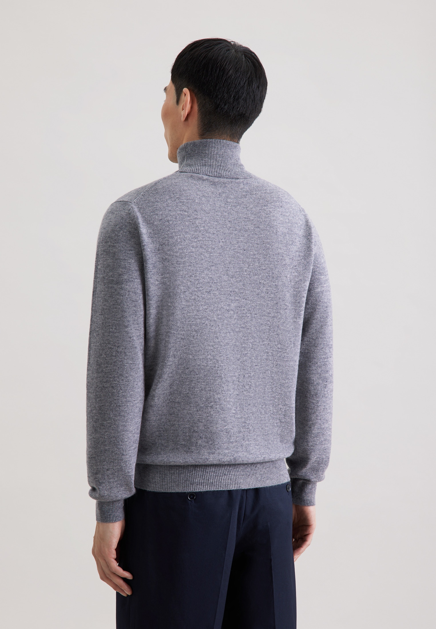 seidensticker Strickpullover »Schwarze Rose« 1/1 Rollkragen Uni