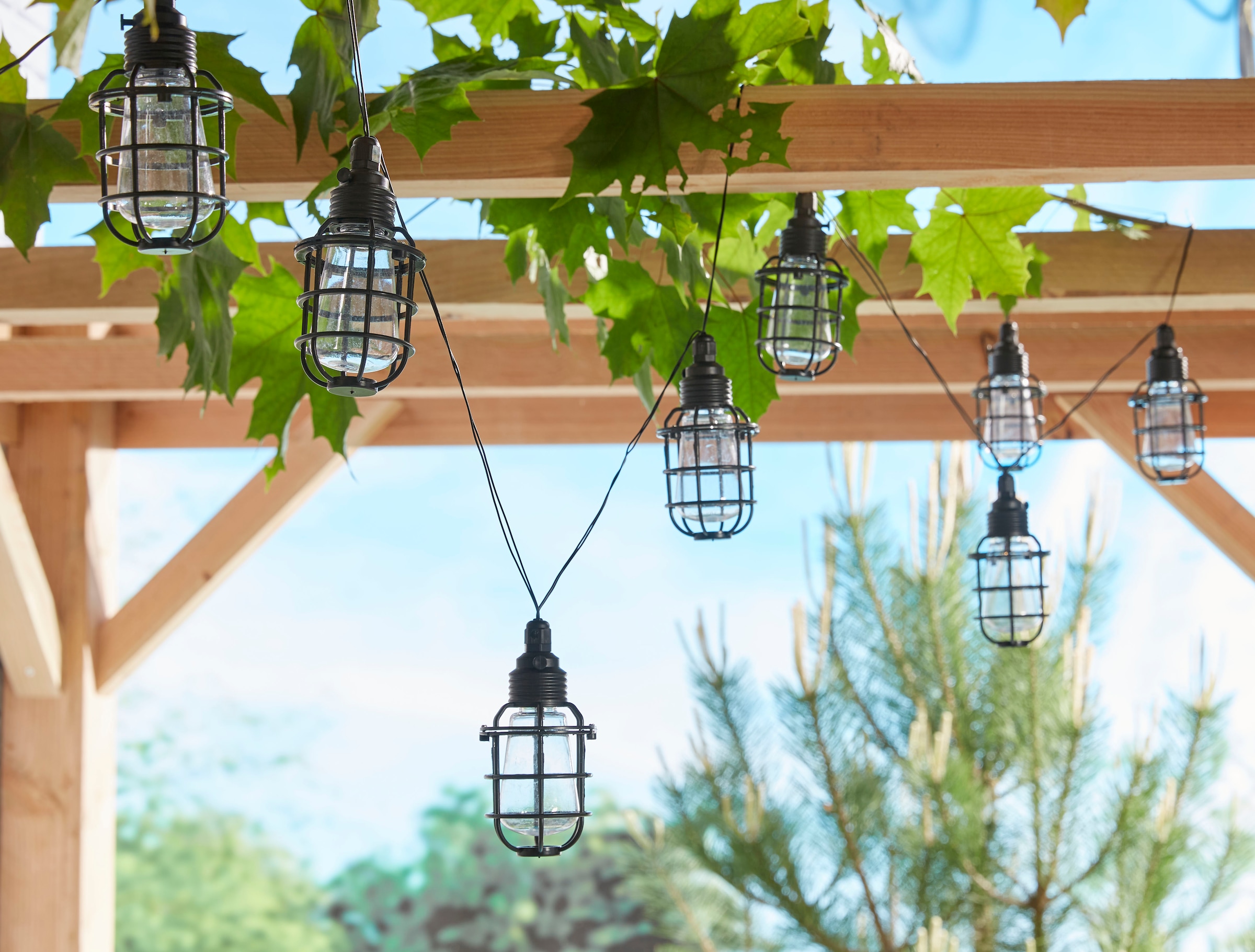 LUXFORM Guirlande lumineuse »Solar-Lichterkette Corsica Partybeleuchtung 10xLED« fabriqué en plastique