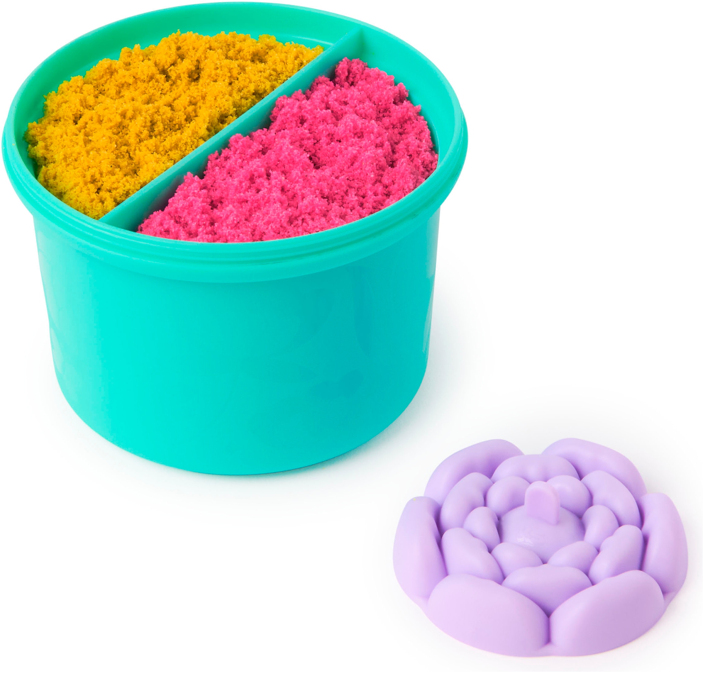 Spin Master Set créatif »Kinetic Sand - Squish Blumen Set«