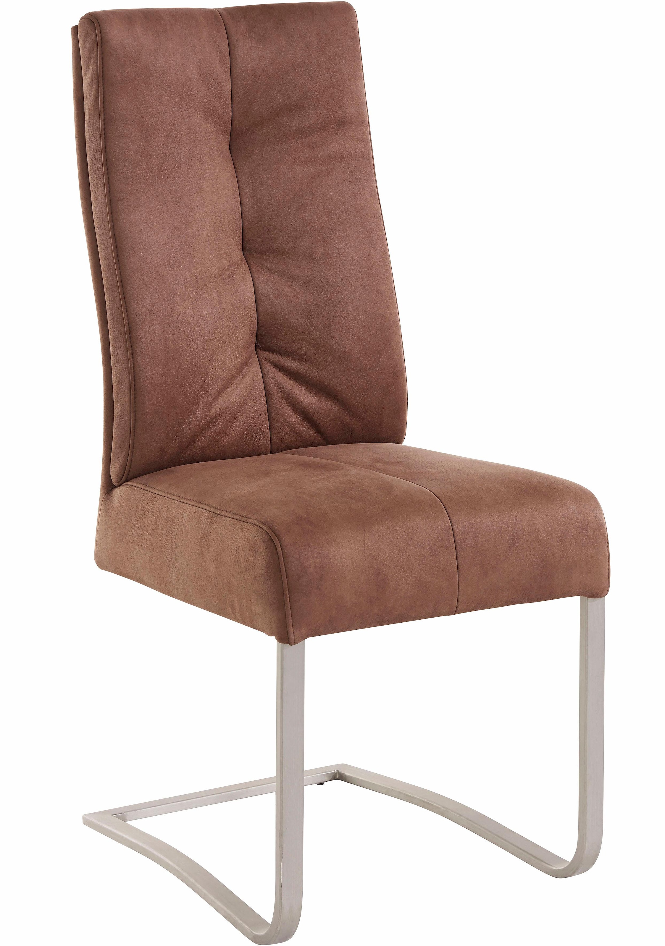 MCA furniture Esszimmerstuhl bis belastbar Schwingstuhl 2 kg max. St., 120 1«, (Set), mit Microfaser, Tonnentaschenfederkern, »Salva