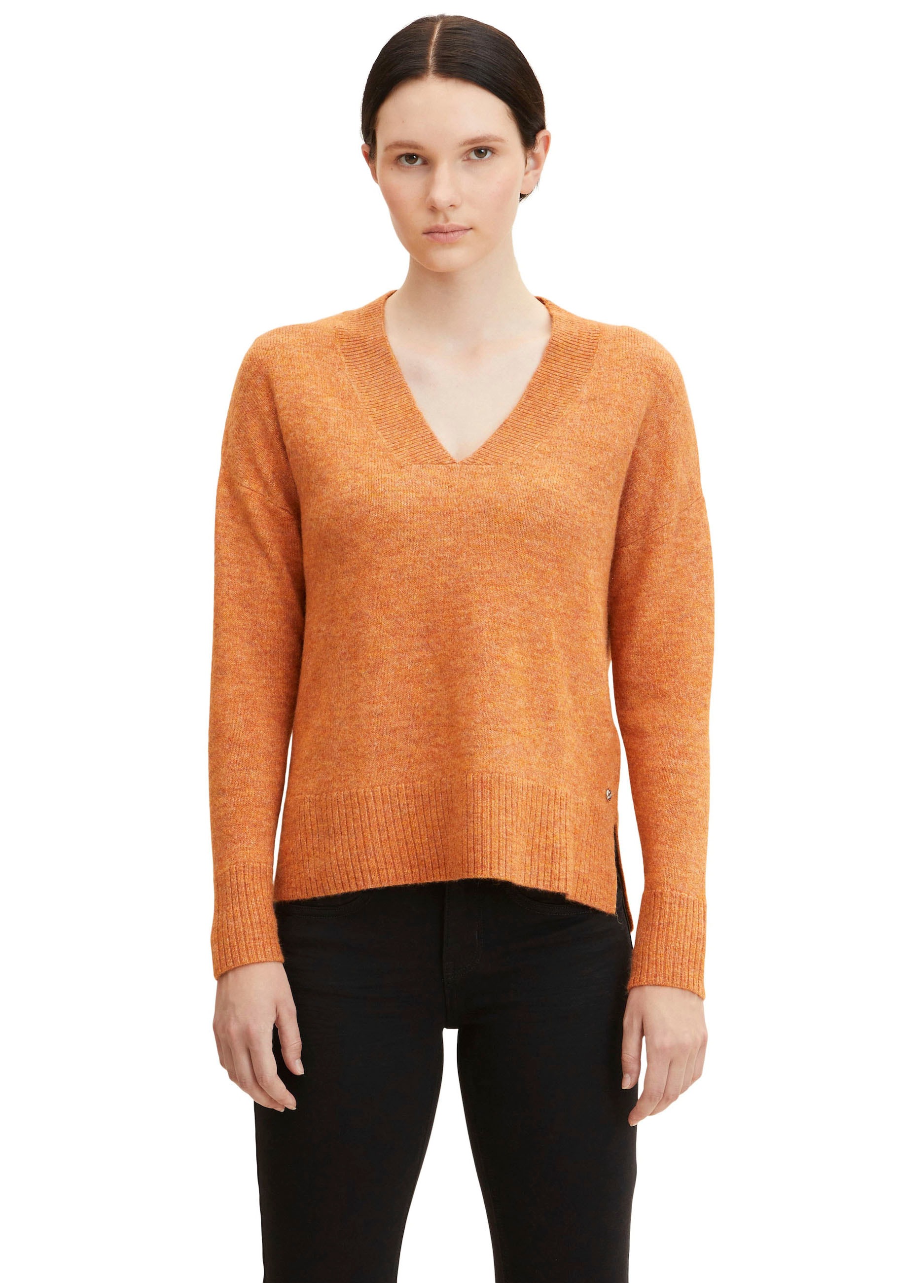 Image of TOM TAILOR Denim V-Ausschnitt-Pullover bei Ackermann Versand Schweiz