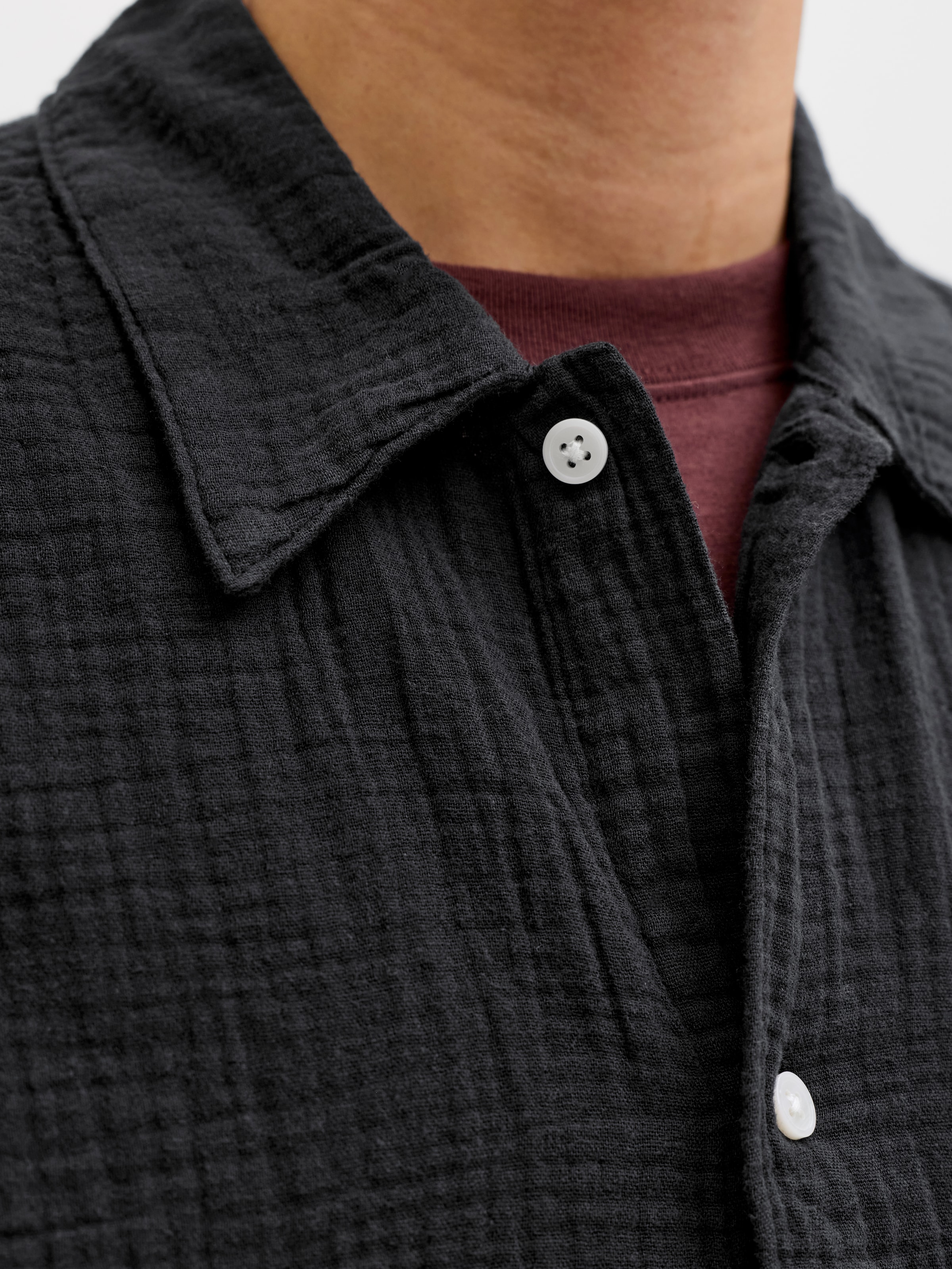 Jack & Jones Chemise à manches courtes »JORNANTUCKET DOUBLE CLOTH SHIRT SS EA26«