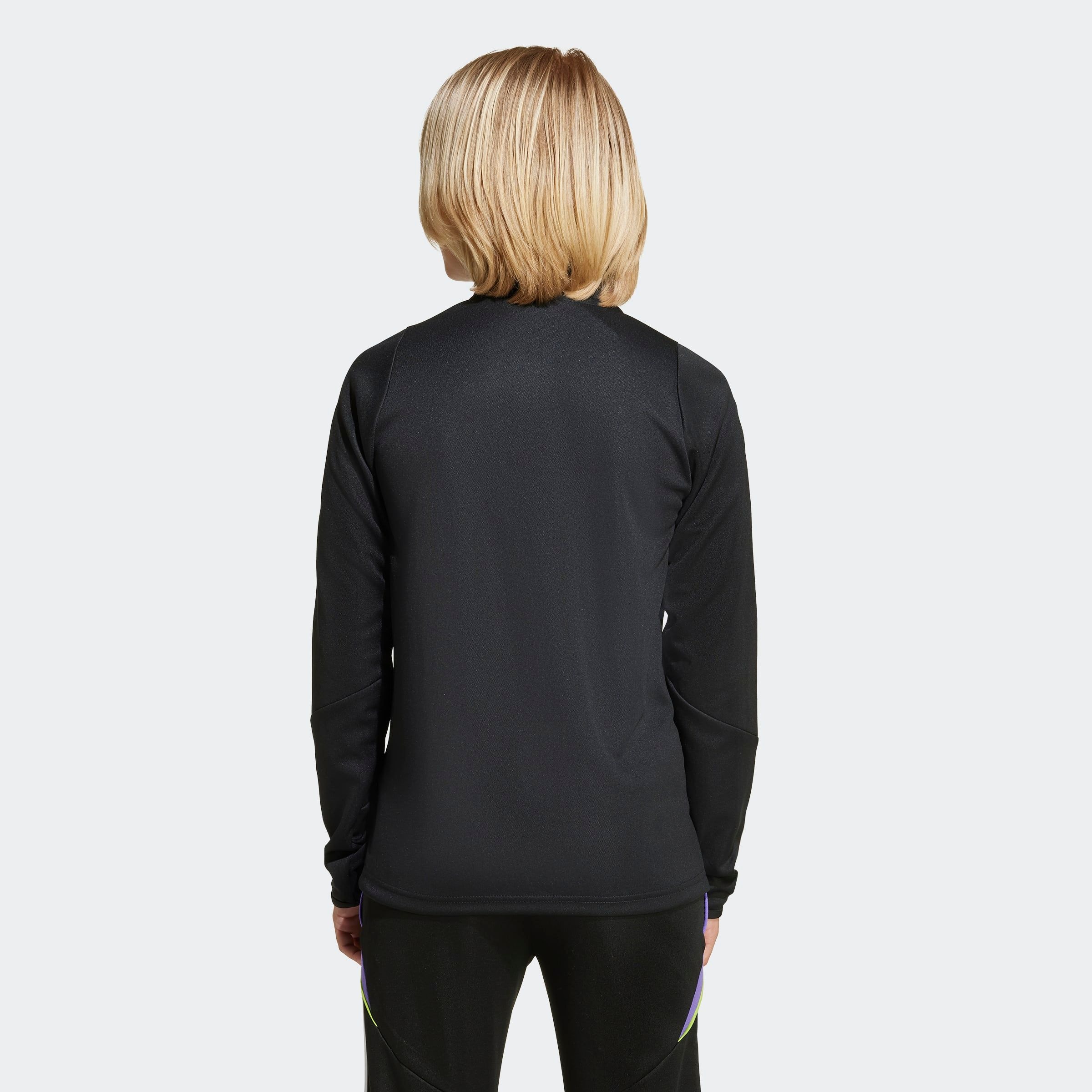 adidas Performance T-shirt d'entraînement »TIRO 24 KIDS TRAININGSOBERTEIL« schmaler Schnitt, mit Reissverschluss, atmungsaktiv