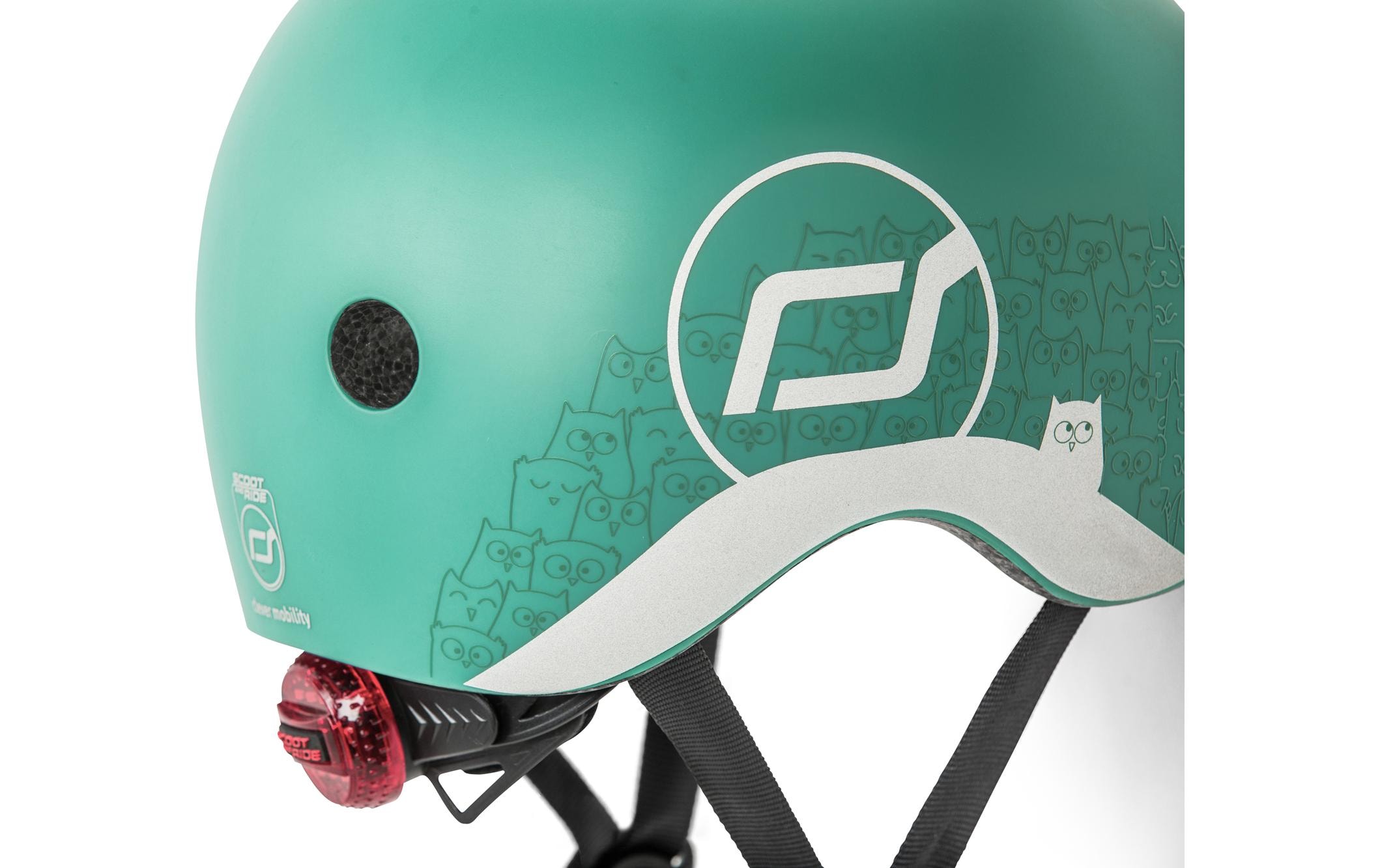   Kinderhelm »Scoot and Ride Forest XXS-S« LED-Licht