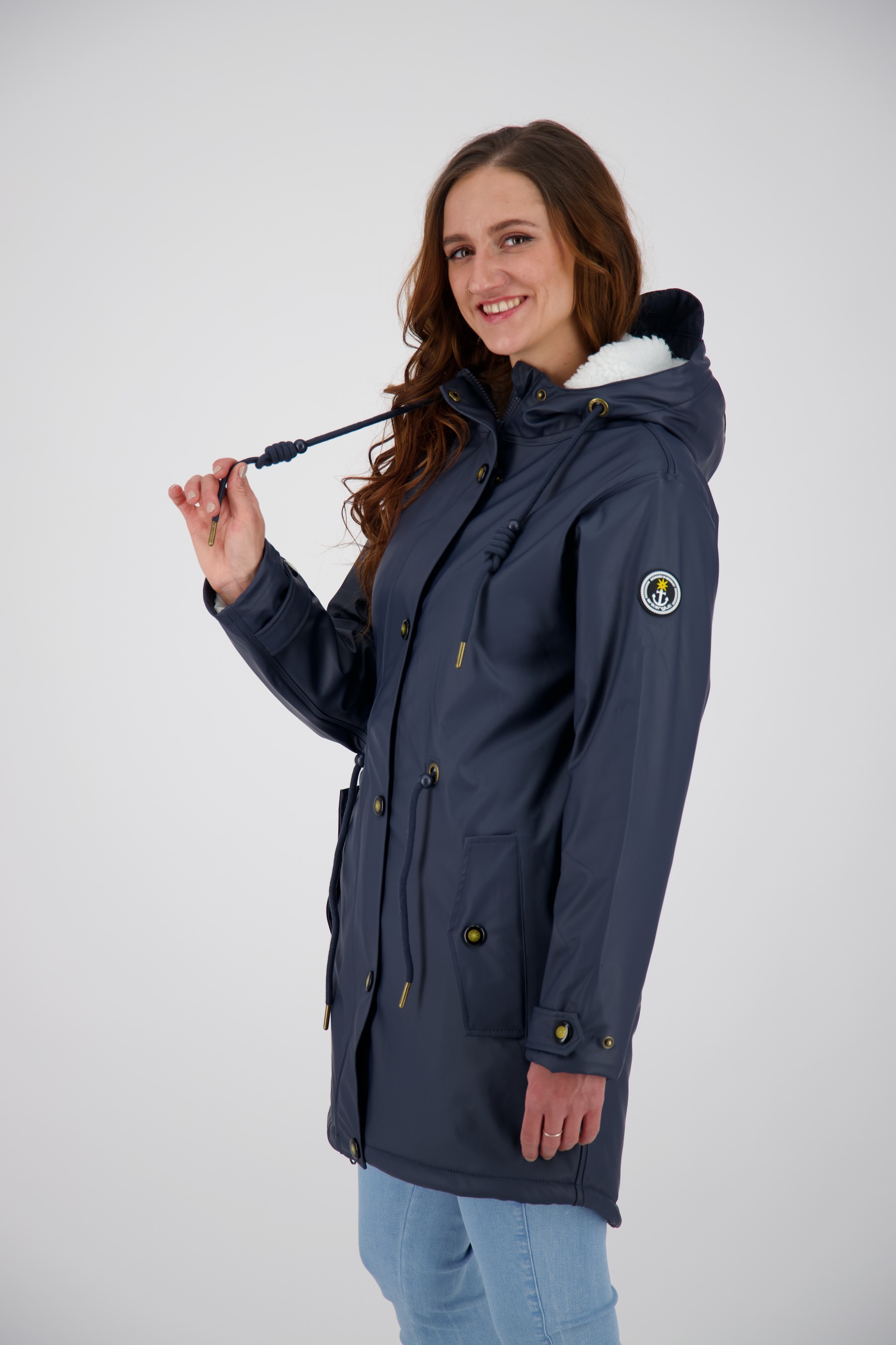 DEPROC Active Regenmantel »Friesennerz HALIFAX NEW WOMEN«, auch in Grossen Grössen erhältlich