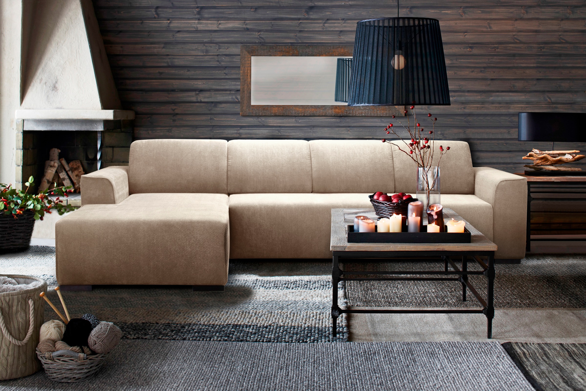 Image of Places of Style Ecksofa »Dalvin«, inkl. Bettfunktion und Bettkaste bei Ackermann Versand Schweiz