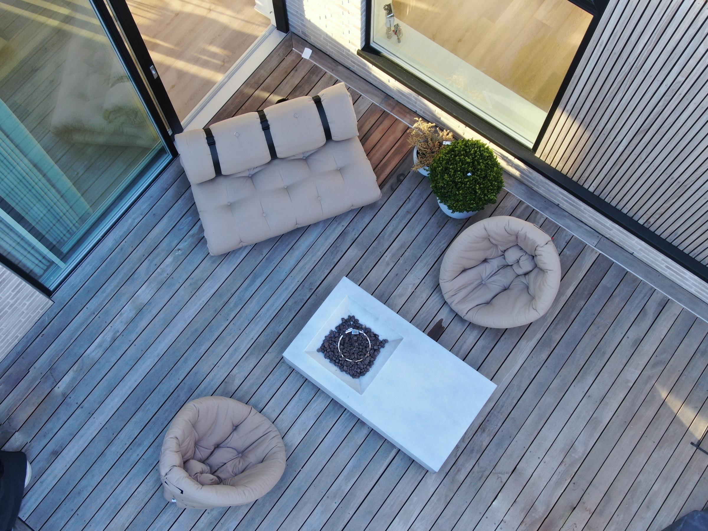 Karup Design Fauteuil de jardin »Nido out™, Loungesessel , Hocker, Chillsessel, Relaxsessel« L/H/P env. 95x70x100 cm - en plusieurs couleurs,  Convient pour l’extérieur, résistant à la saleté et à l’eau, fabriqué en Europe