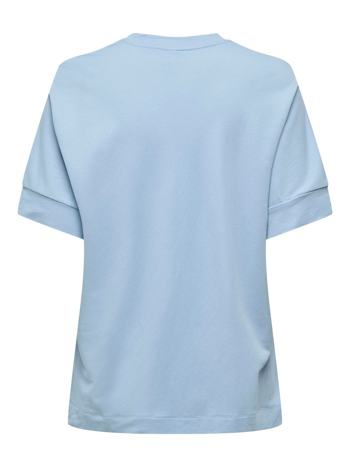 ONLY Kurzarmshirt »ONLJANY S/S O-NECK PRINT TOP BOX JRS« Viskosemischung, regular fit, Rundhals