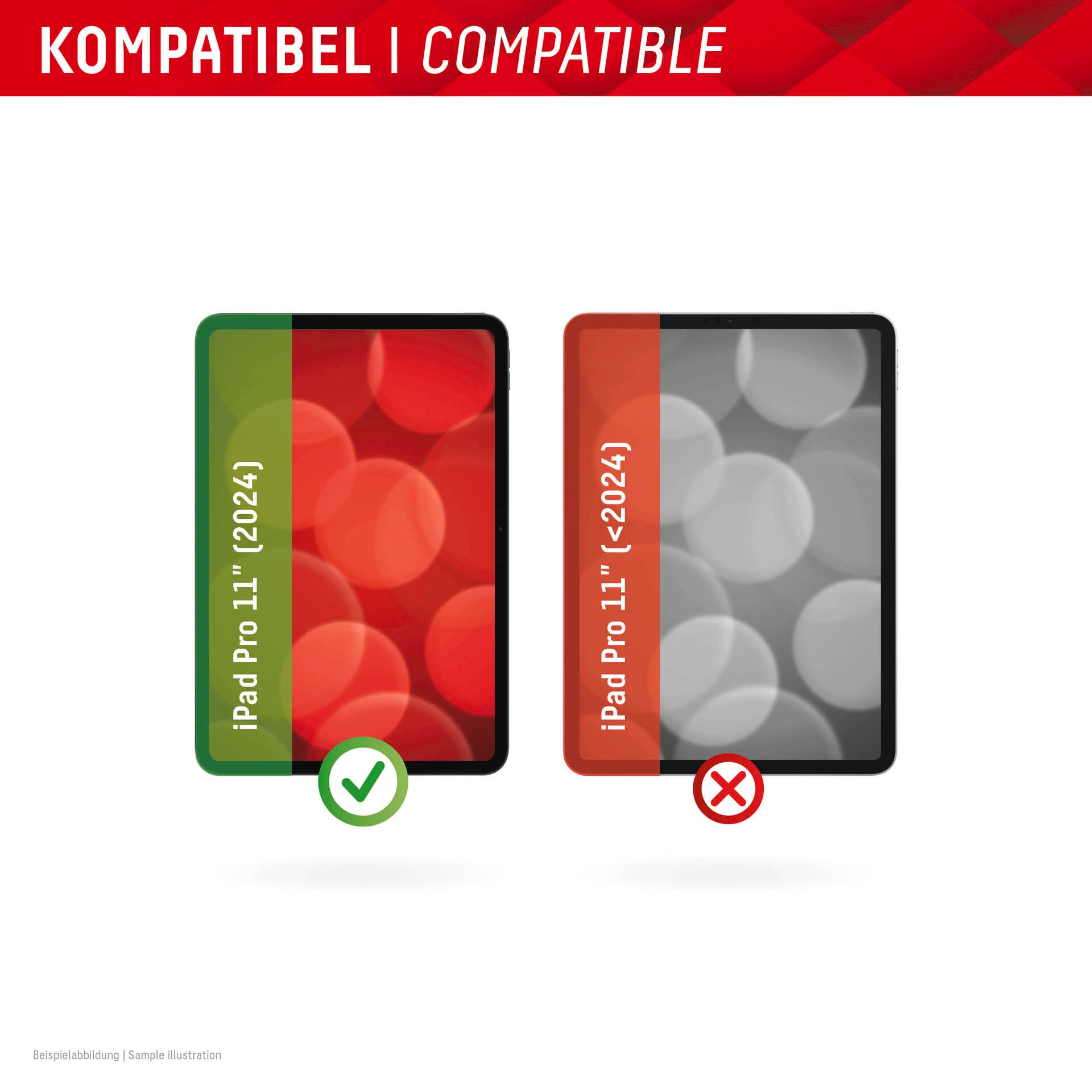 Displex Displayschutzfolie »Tablet Privacy Safe«, für Apple iPad Pro 11 (2024), Blickschutzfolie, Schutzfolie, Bildschirmschutz, kratz- & stossfest