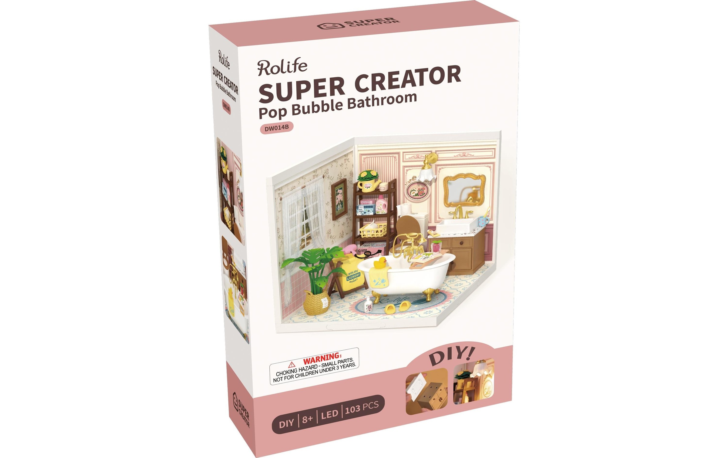 Frz: Modellbausatz "Robotime Pop Bubble Bathroom"