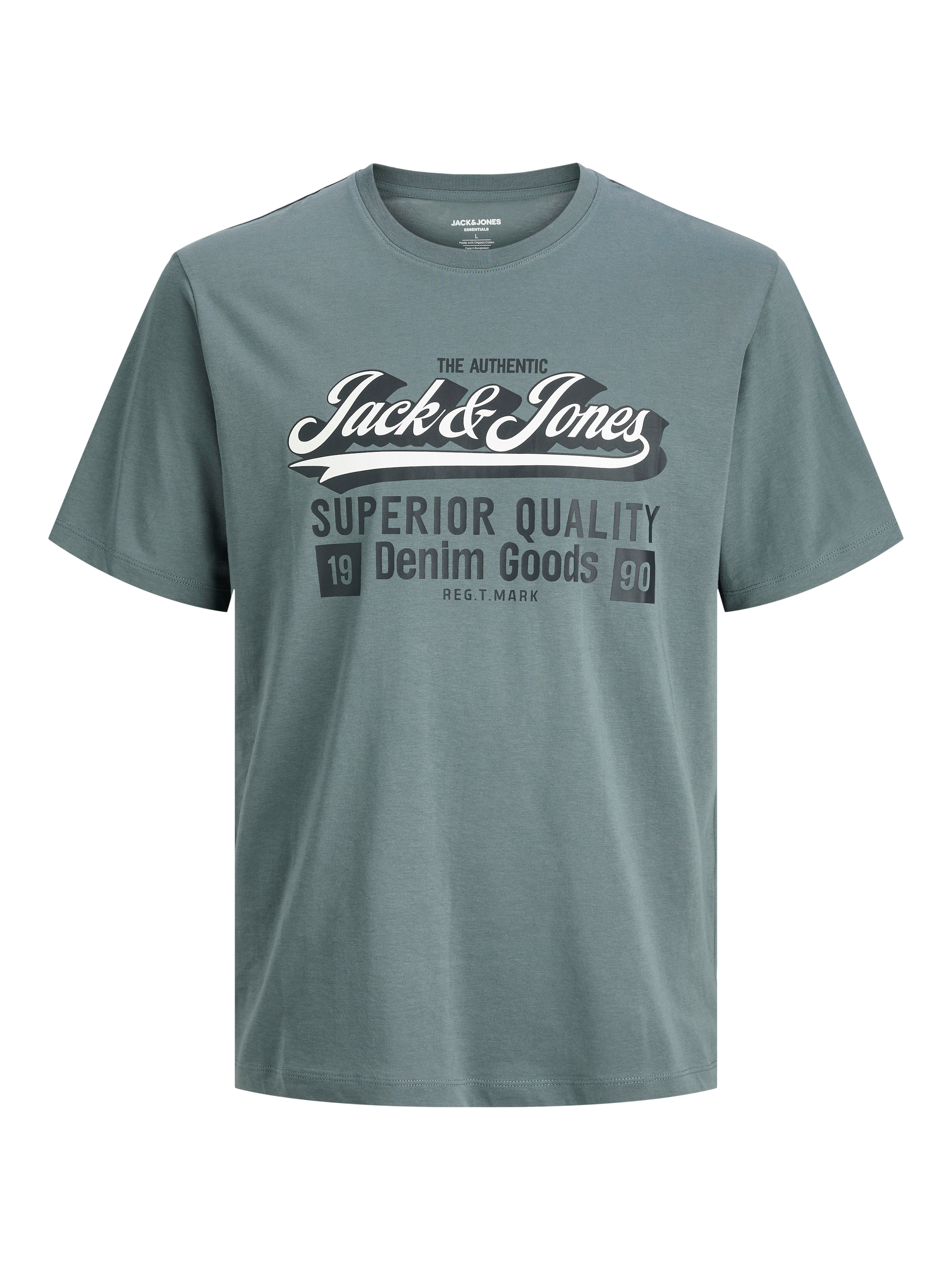 Jack & Jones Rundhalsshirt »JJELOGO TEE SS O-NECK 2 COL AW25 SN«