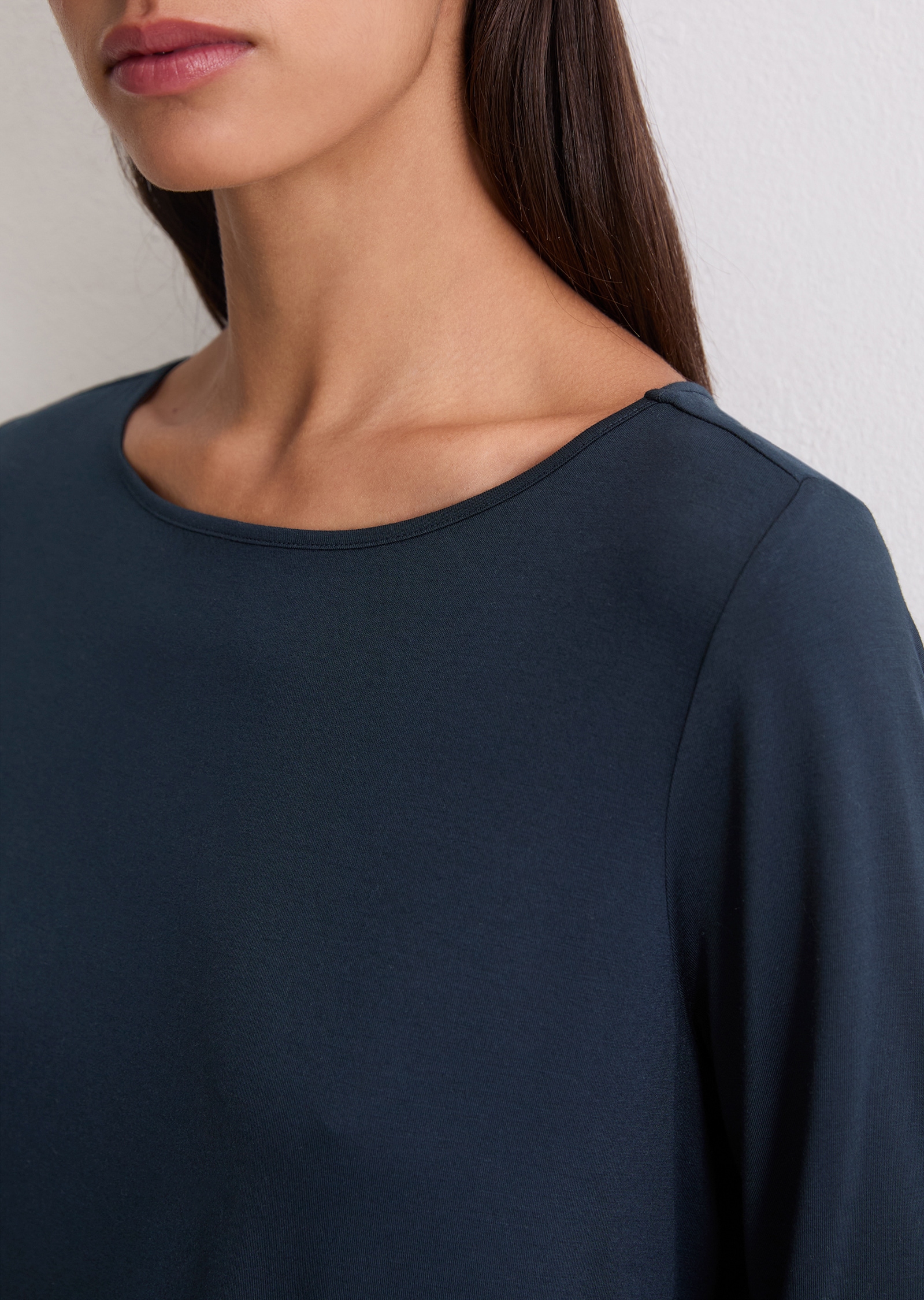 Marc O'Polo Langarmshirt »Mix N Match Cotton Modal«