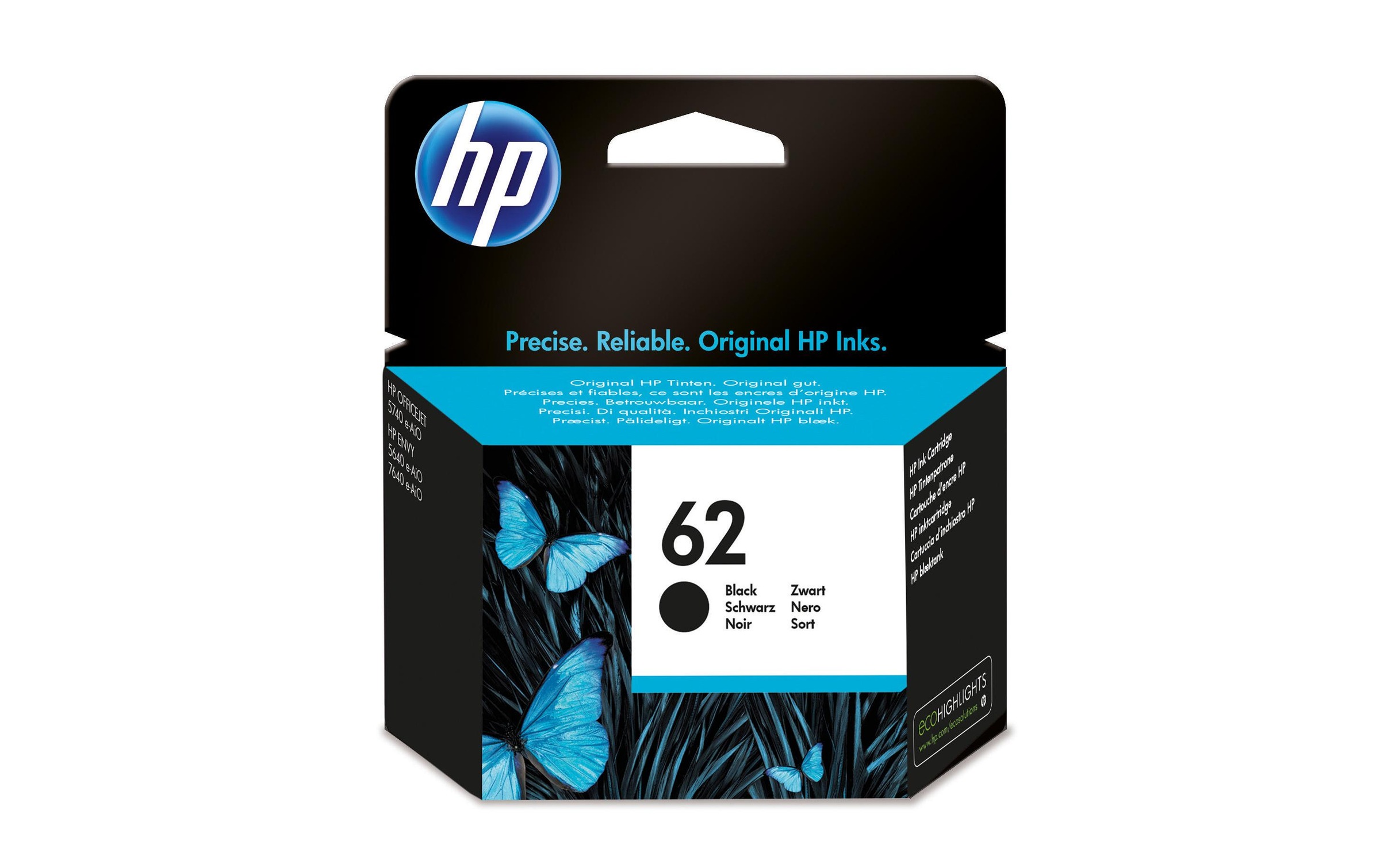 Image of HP Tintenpatrone "Nr. 62 C2P04AE Black"