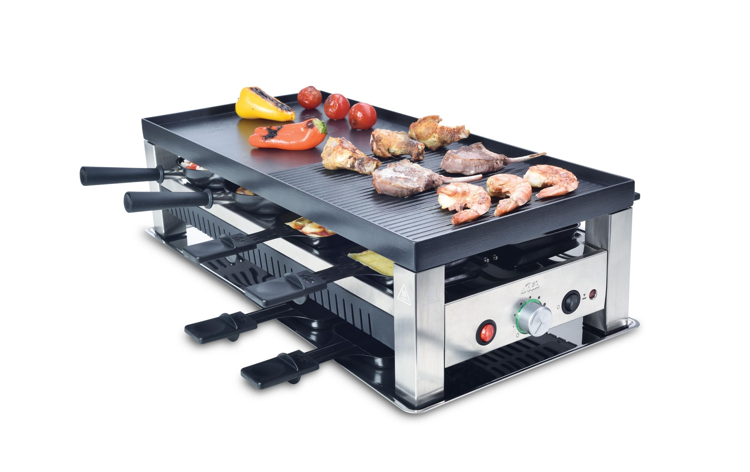 Raclette »Typ 791 5 in 1, 8 Personen«, 8 St. Raclettepfännchen, 1400 W