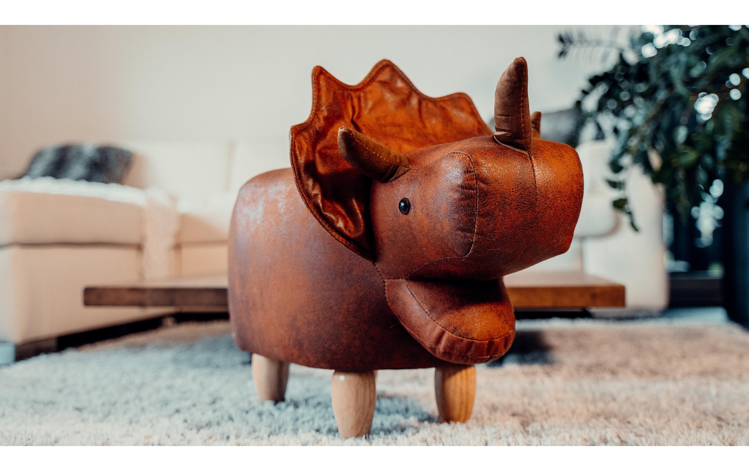 Hocker »zoosy Dino Bolle Braun«