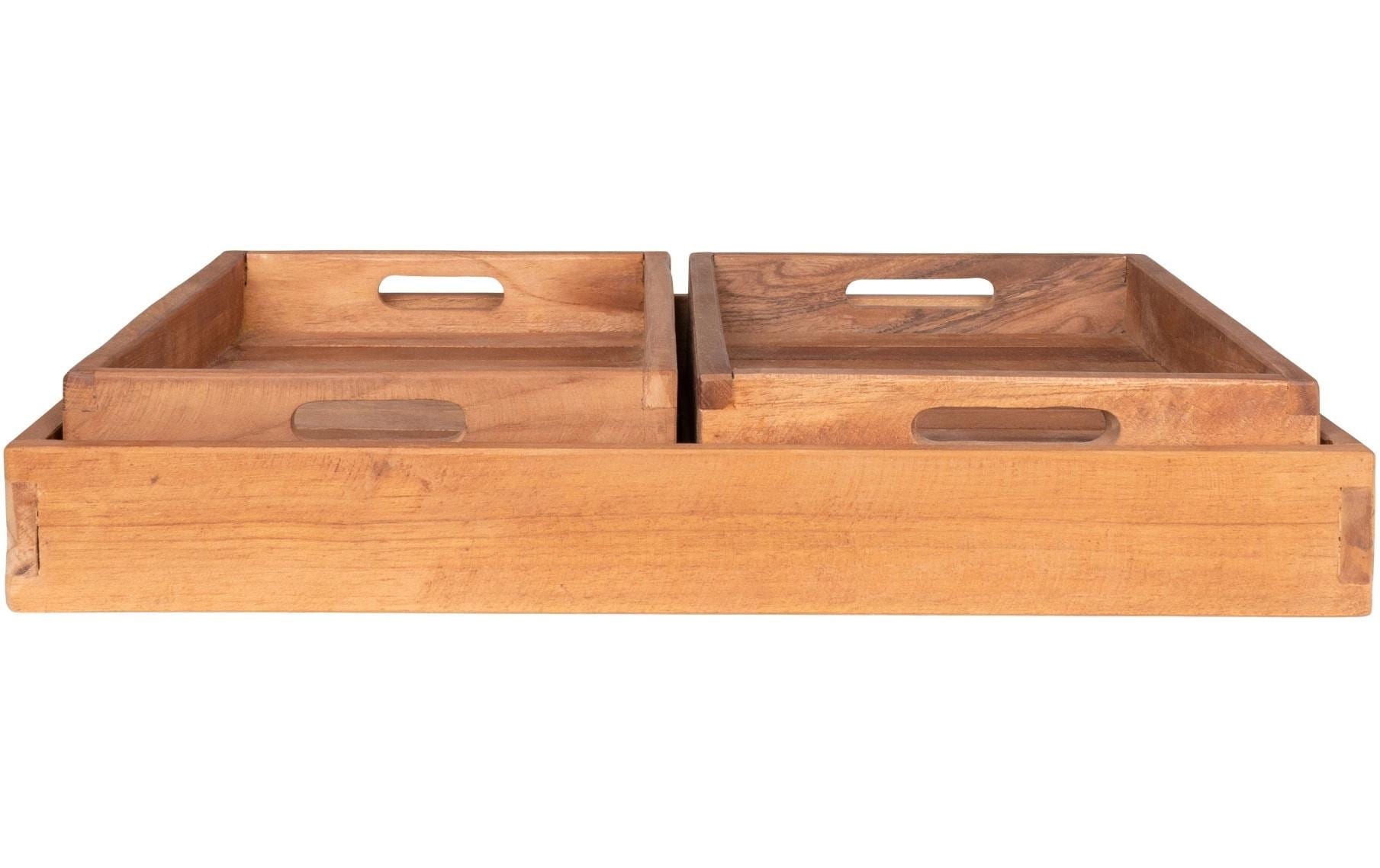 House Nordic Tablett »Faro 3-er Set«, (3 tlg.)