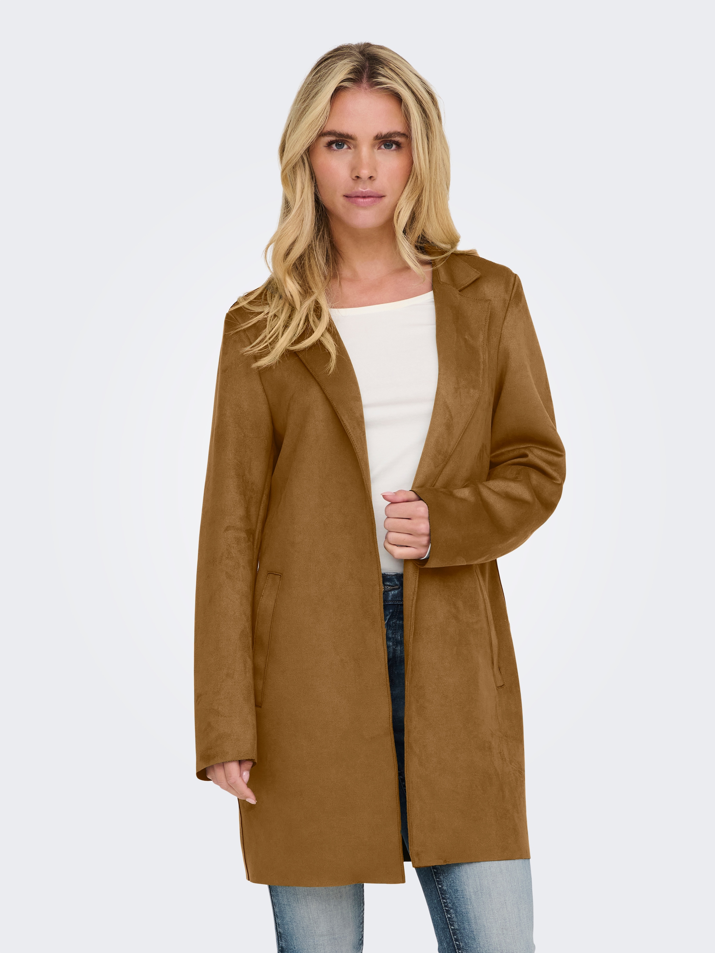 Image of ONLY Kurzmantel "ONLSOHO FAUX SUEDE COATIGAN CC OTW"