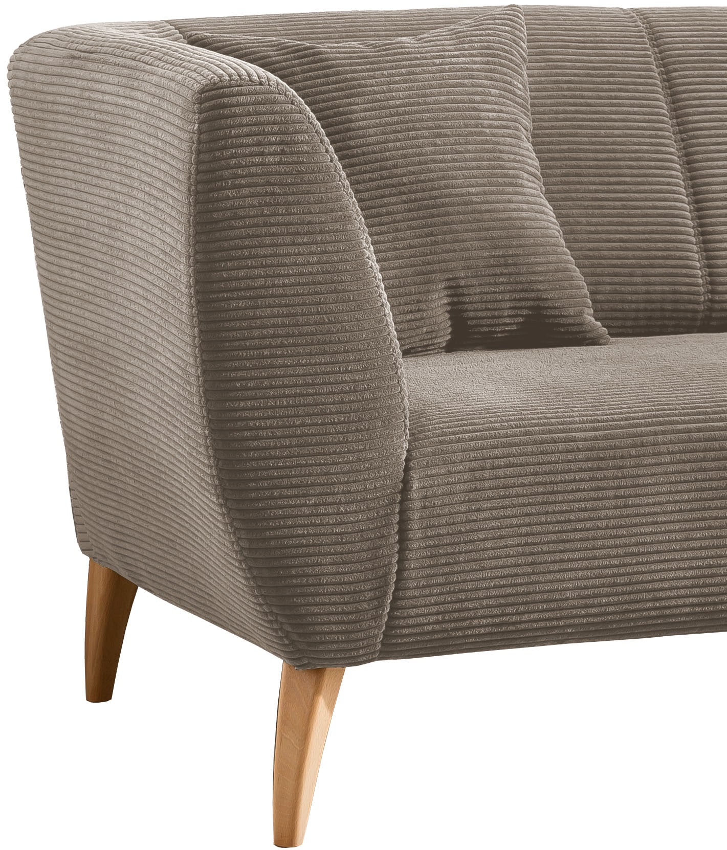 Home affaire 3-Sitzer zwei verschiedene Fussfarben wählbar