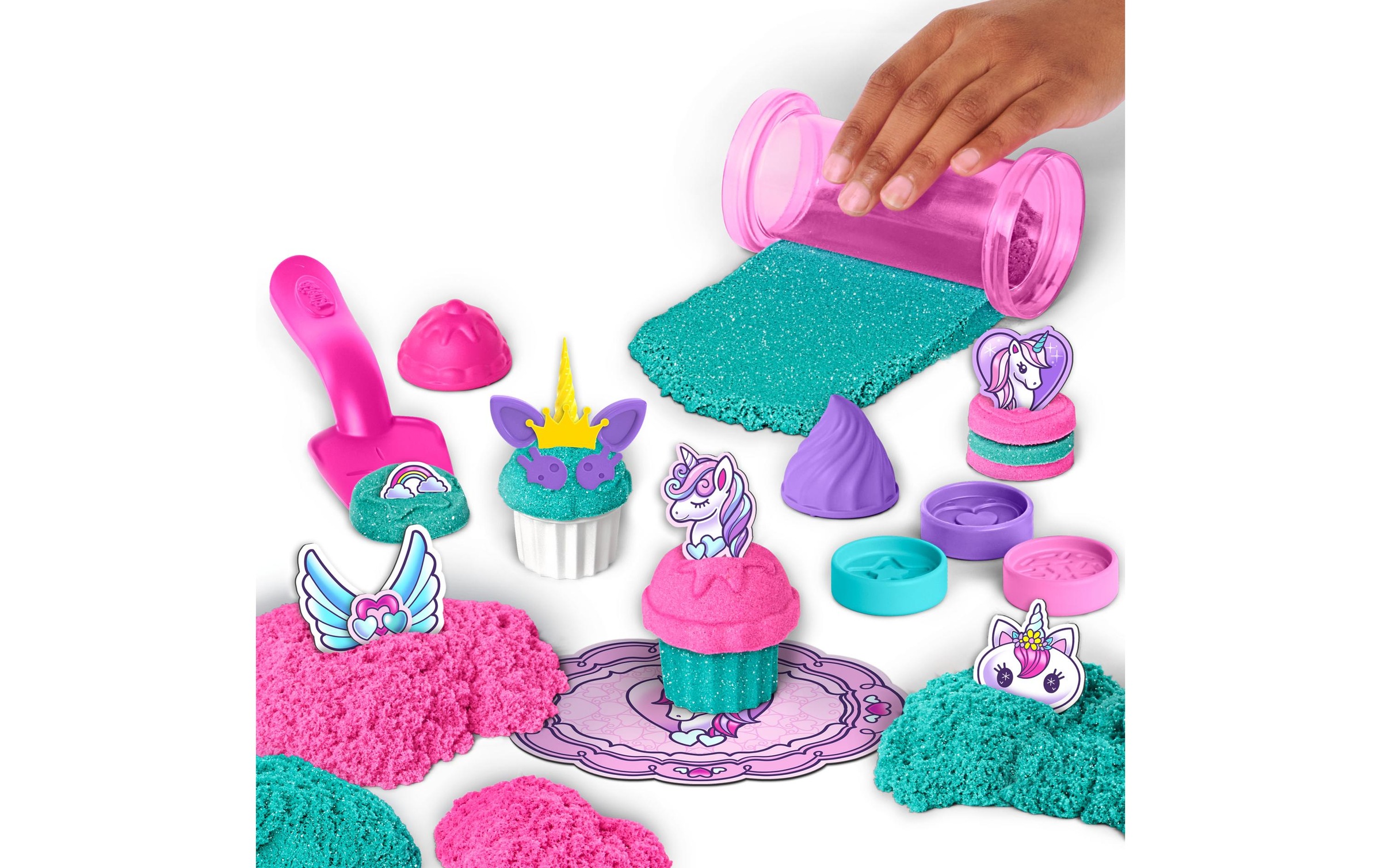 Spielwelt »Spinmaster Sand Kinetic Unicorn Bake Shoppe«