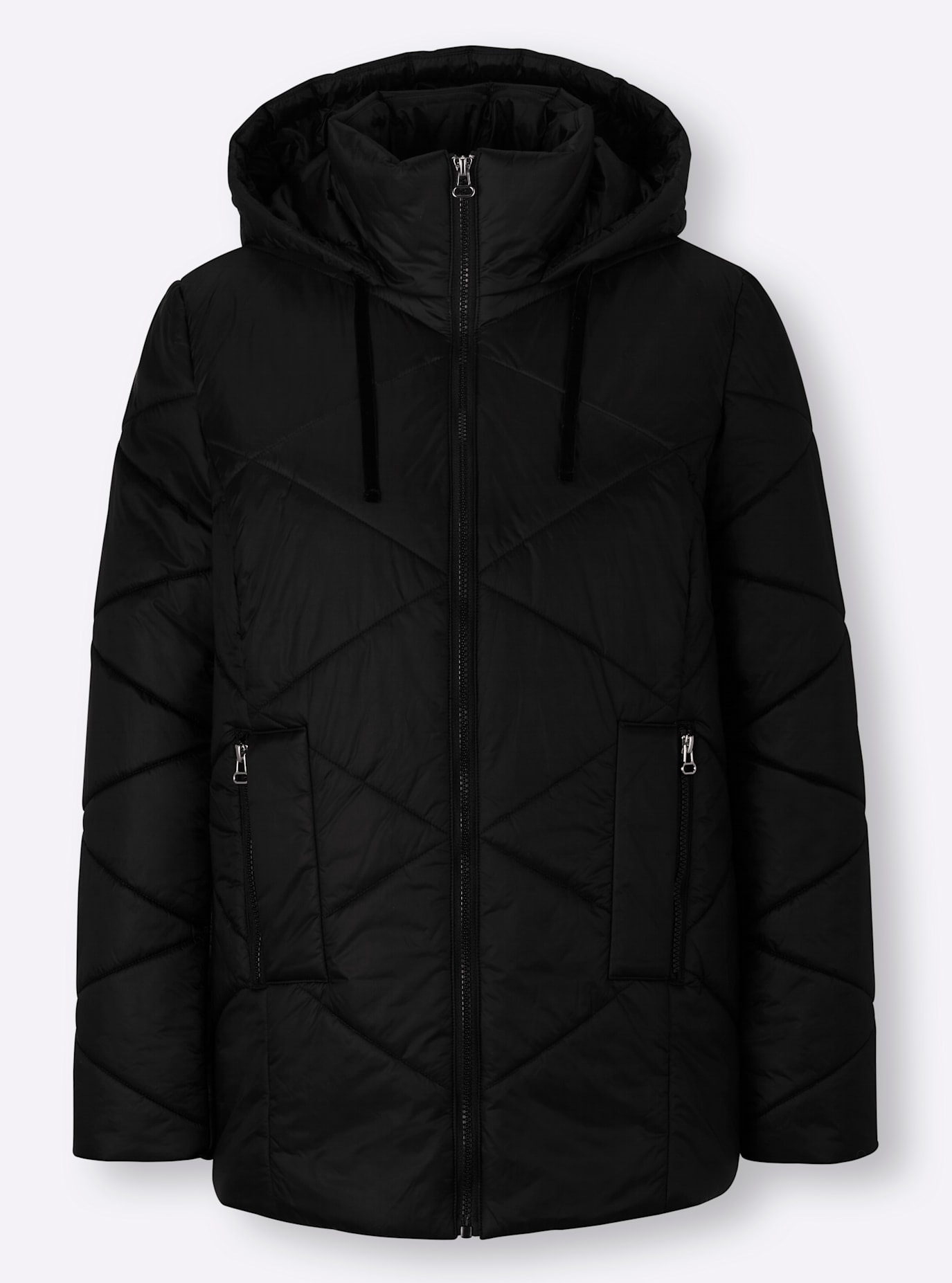 heine Steppjacke, mit Kapuze
