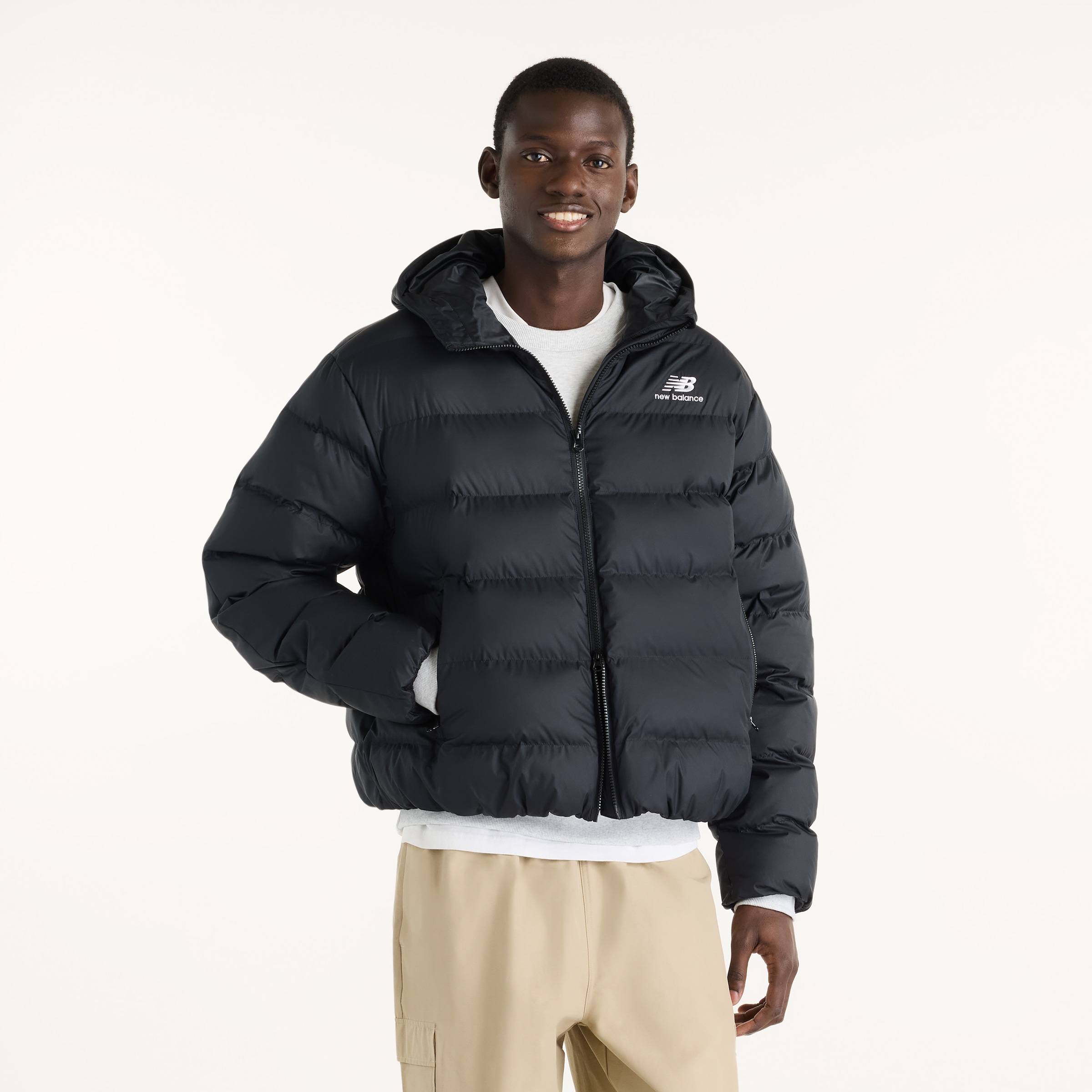 Image of New Balance Steppjacke "BOSTON PUFFER JACKET" mit sportlichem Stil, leichtes Tragegefühl, auch in grossen Grössen