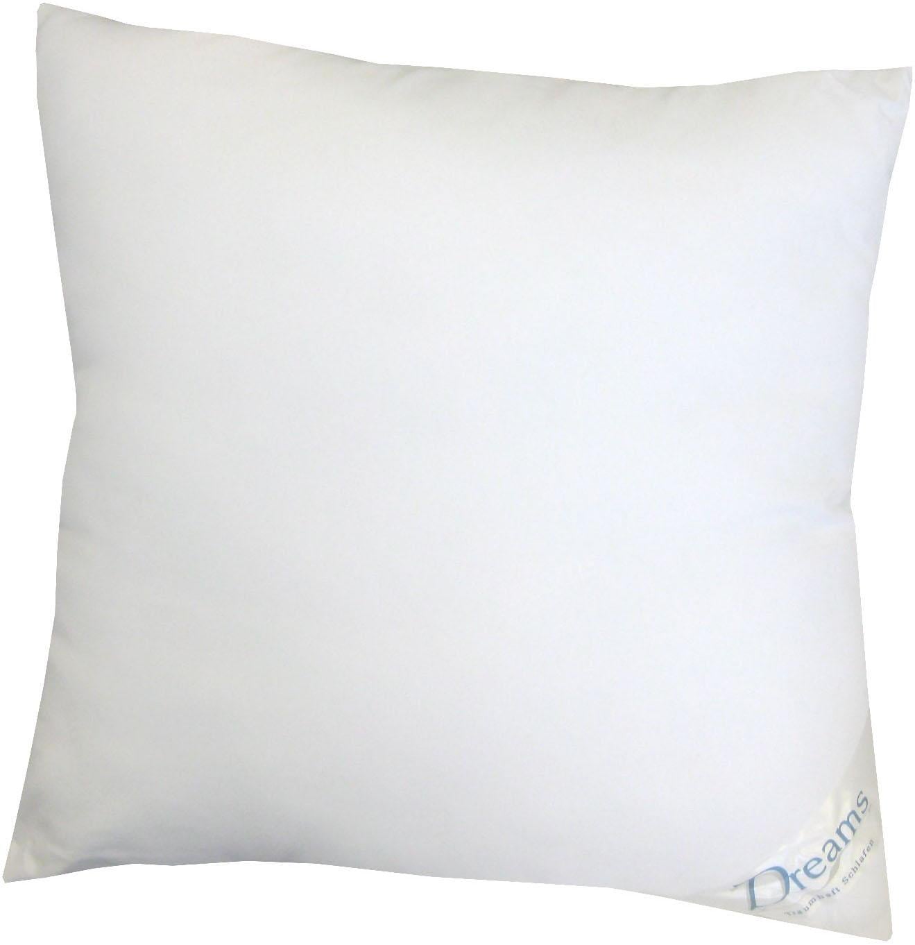 Dreams Microfaserkissen »Superflausch, Kissen in 40x80, 80x80 und weiteren Grössen«, Füllung: 100% Polyester, Bezug: 100% Polyester, (1 St.), Für Hausstauballergiker geeignet.
