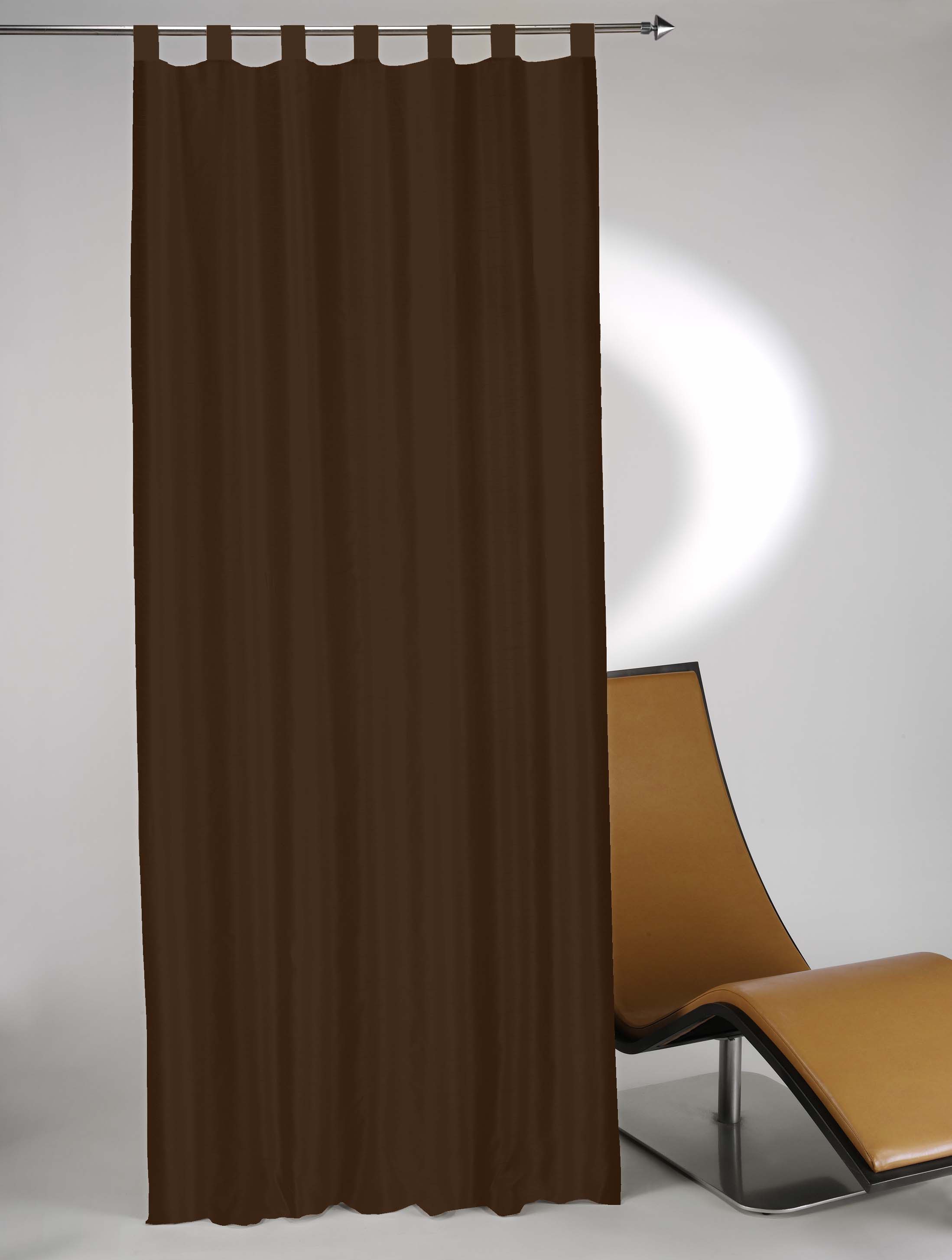 Image of ELBERSDRUCKE Gardine »Twilight«, (1 St.), Verdunklungsvorhang mit Schlaufen und Kräuselband Twilight 04 rot 245x140 cm bei Ackermann Versand Schweiz