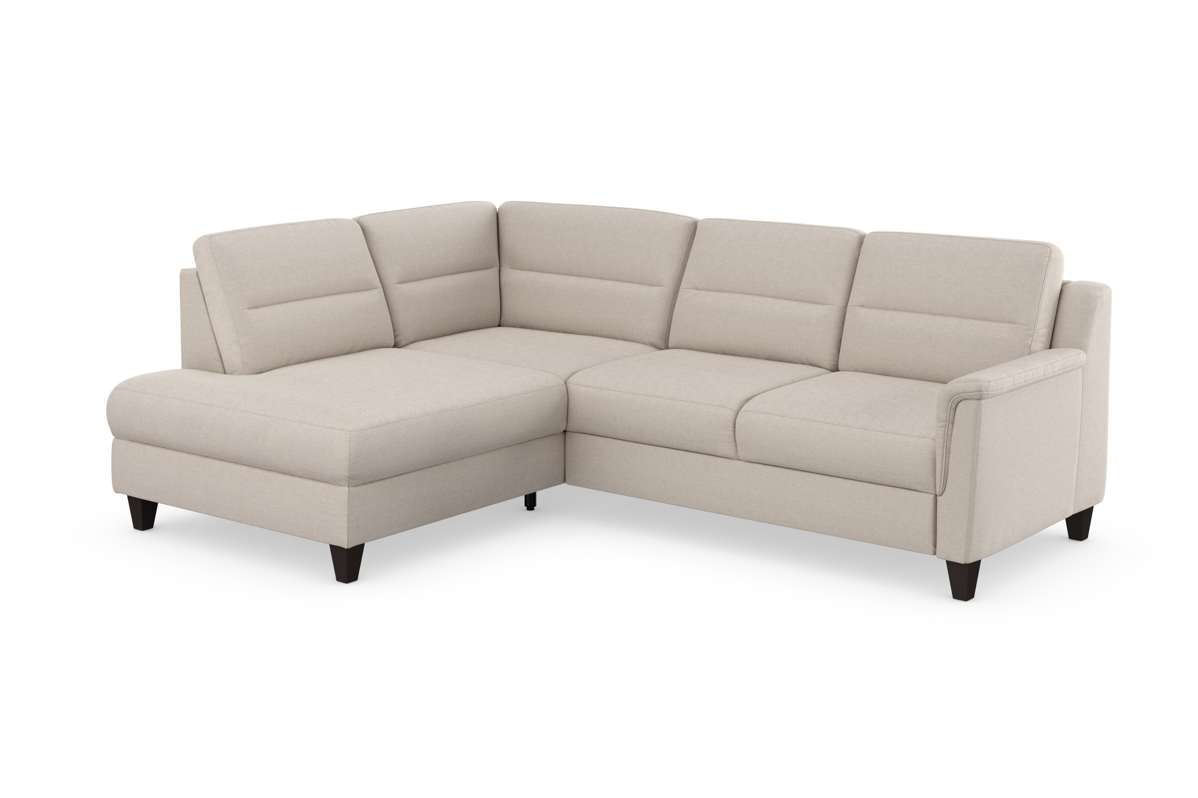 sit&more Ecksofa »Farö L-Form« inklusive Federkern, wahlweise mit Bettfunktion und Bettkasten