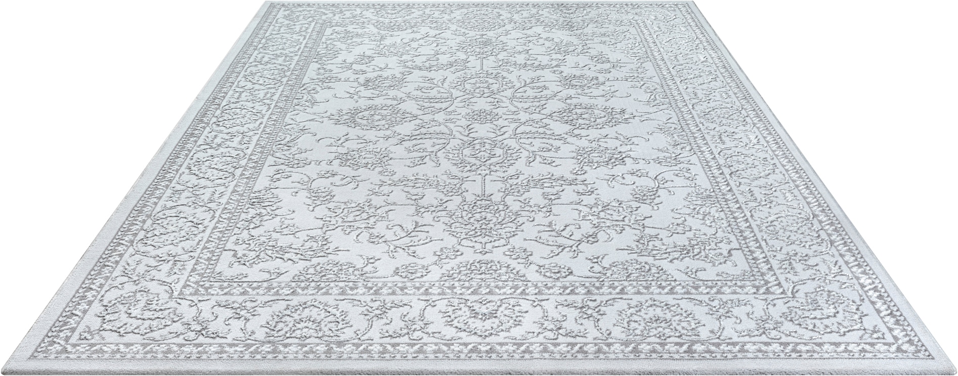 Sanat Teppich »Harmony 3221, auch als Läufer und rund« rechteckig 12 mm Höhe Wohnzimmer, Kurzflor, modern,  Orient Optik, Schlafzimmer